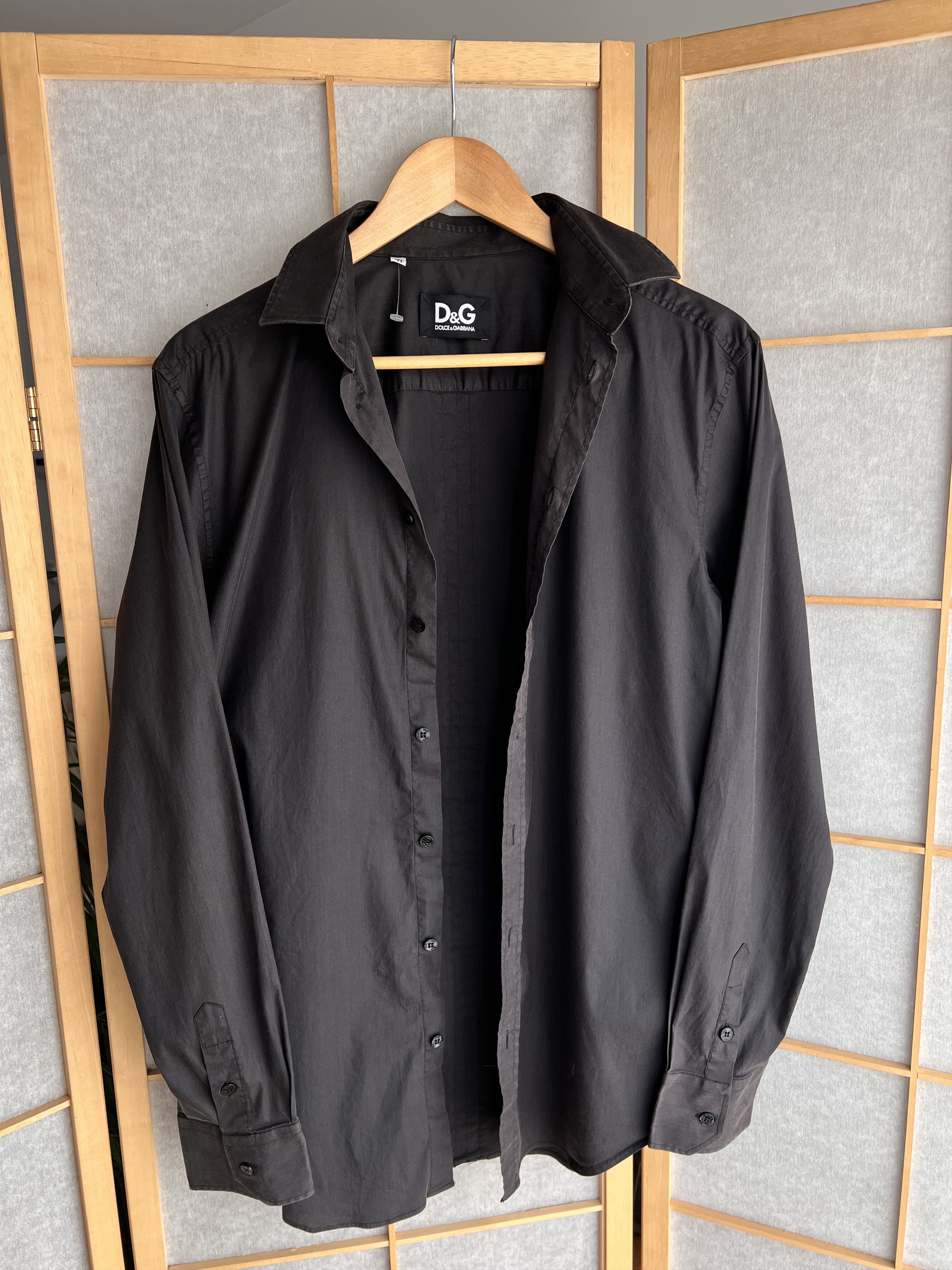 Dolce & Gabbana RARE ! 2000s Dolce & Gabbana vintage nylon elastane shirt Size US L / EU 52-54 / 3 - 14 Thumbnail