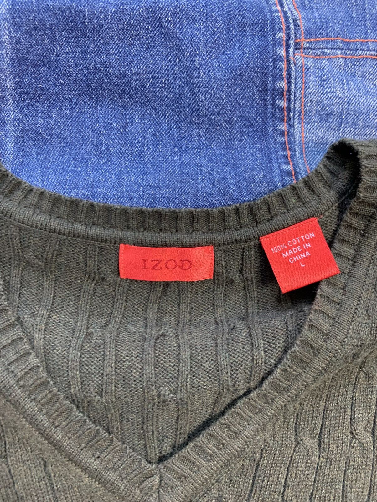 Brandy Melville × Izod Izod Large Knit sweater vest Size L / US 10 / IT 46 - 2 Thumbnail