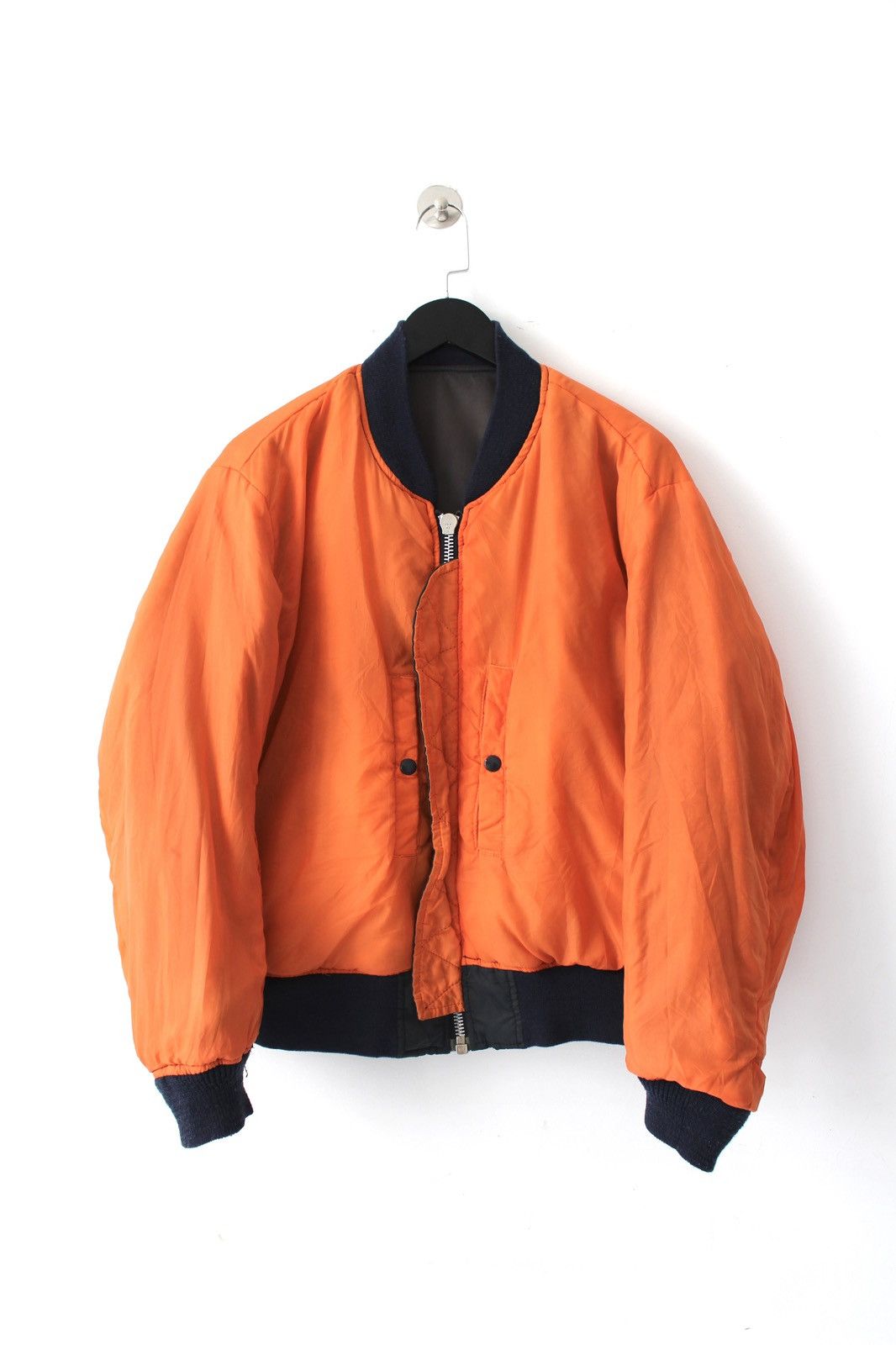 Vintage 1990S RESERVE REVERSIBLE-LINED GRAPHIC PADDED BOMBER Size US L / EU 52-54 / 3 - 6 Thumbnail