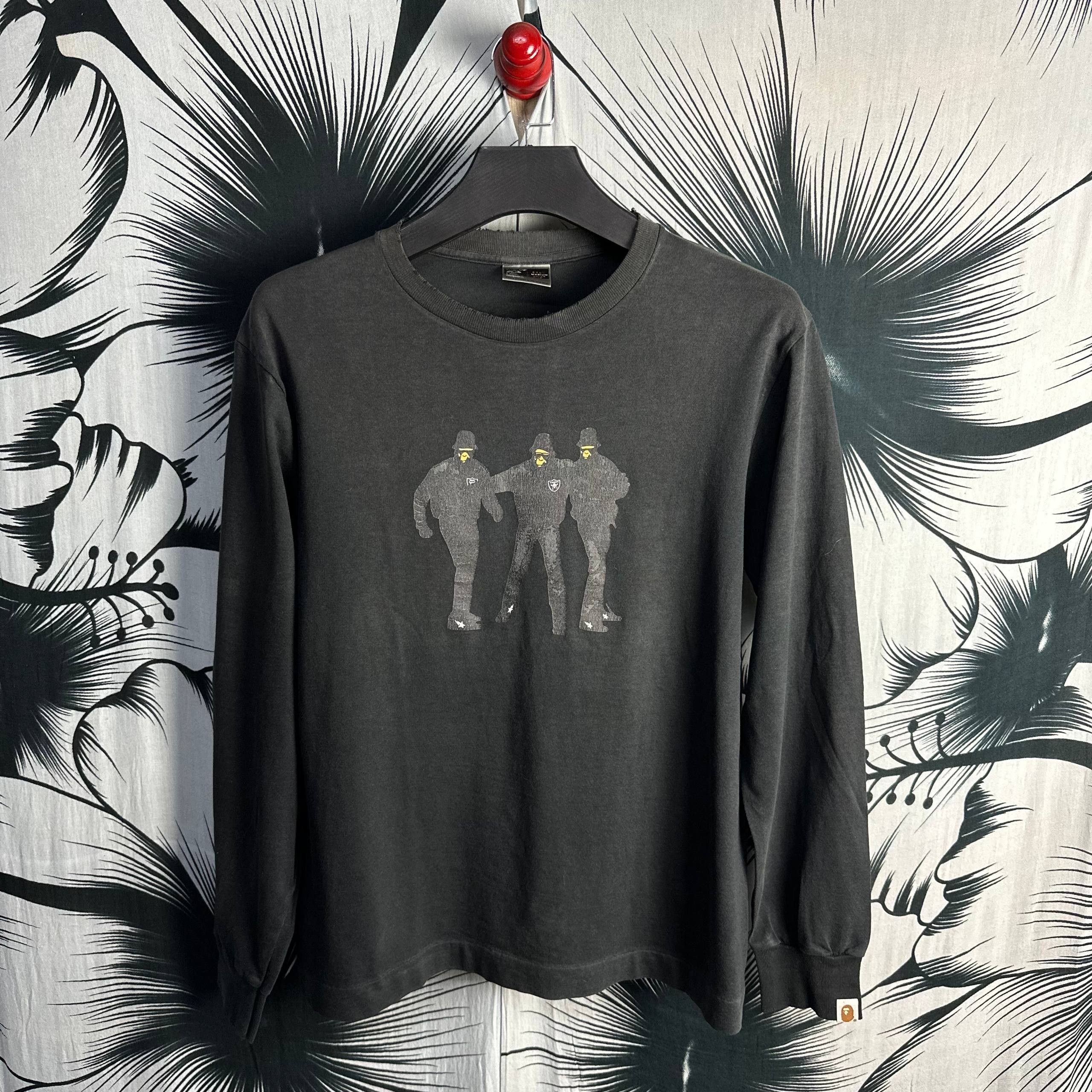 Bape OG Vintage A Bathing Ape X Run DMC Long Sleeve Size US M / EU 48-50 / 2 - 1 Thumbnail