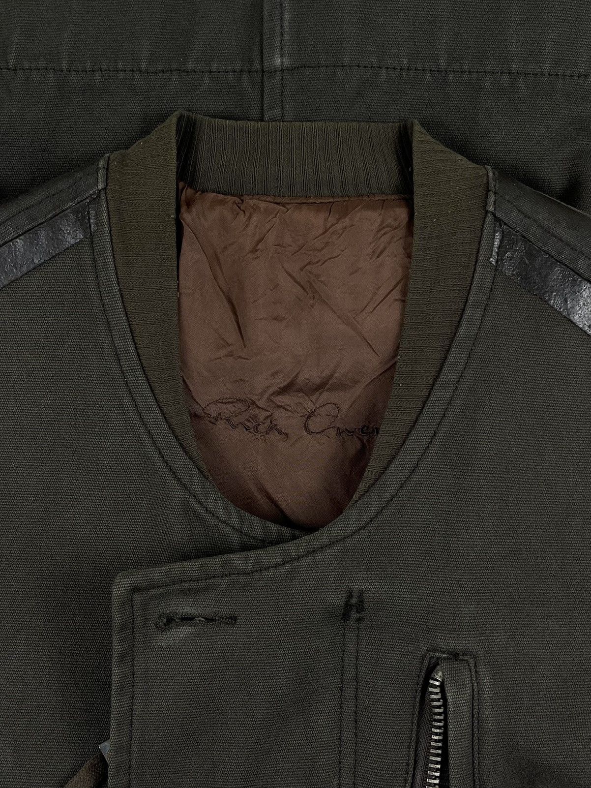 Rick Owens SS05 Rick Owens Scorpio Rubber Taped Flight Jacket Bomber Size US S / EU 44-46 / 1 - 7 Thumbnail