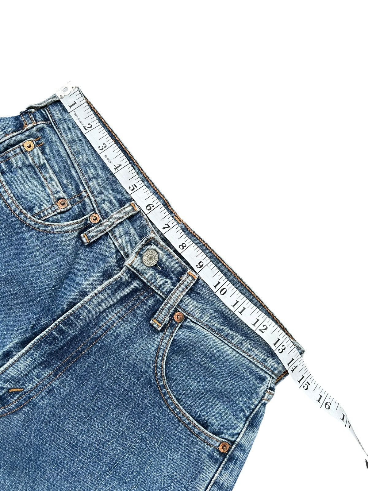 Kapital Vintage Levis Big E Selvedge Distressed Denim Jeans Size US 28 / EU 44 - 13 Thumbnail
