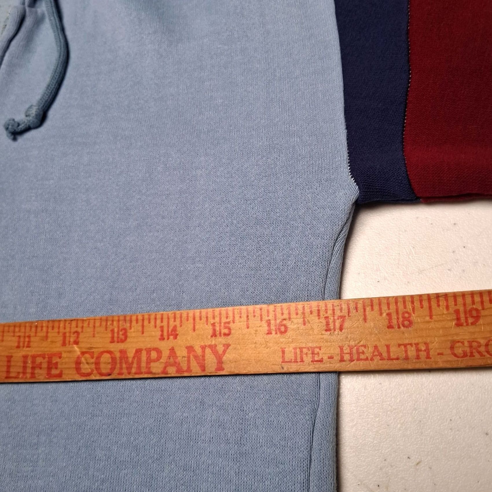 Vintage VINTAGE Topic Knits Hooded Sweatshirt Women L Blue Retro Sport Hoodie Knit Full Zip Pockets Made in USA Mens? Women? Size L / US 10 / IT 46 - 6 Thumbnail