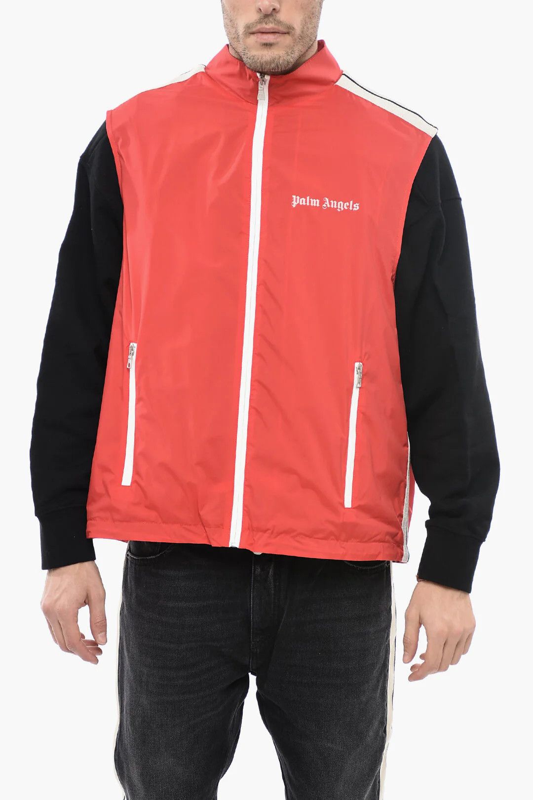 Palm Angels og1mm0326 Nylon Gilet in Red Size US L / EU 52-54 / 3 - 1 Thumbnail