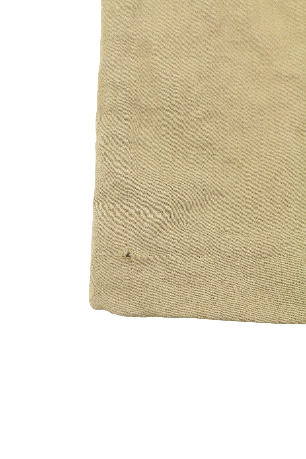 R13 WIDE LEG 25 Khaki Linen Blend Pleated Button Fly 87787 Size 25" / US 0 / IT 36 - 12 Thumbnail