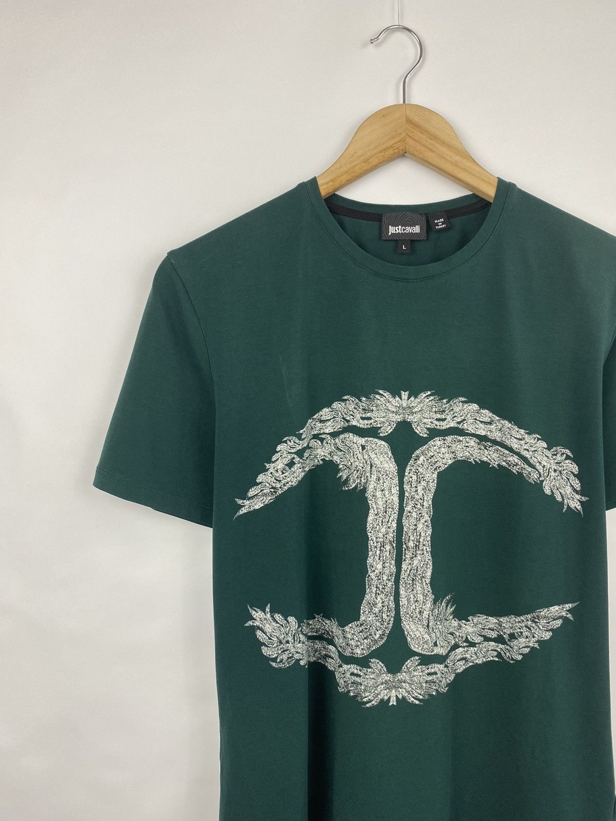Just Cavalli 🇮🇹 Roberto Just Cavalli Luxury T-Shirt Rare Retro Y2K Size US L / EU 52-54 / 3 - 3 Thumbnail