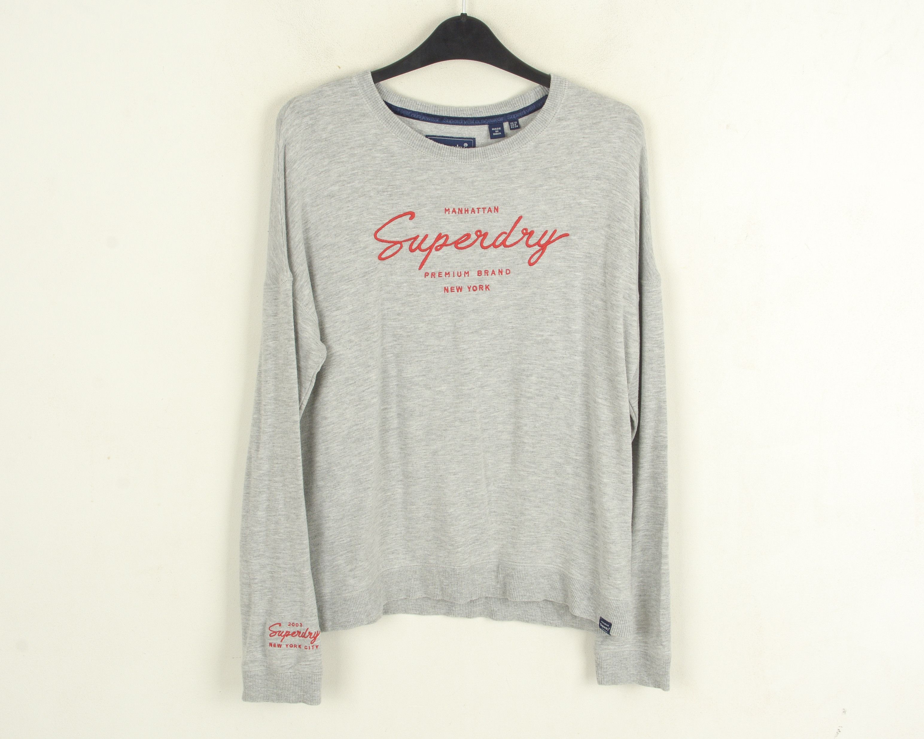 Superdry Premium Loungewear Women EU 38 Sweatshirt Sweater Pullover Size M / US 6-8 / IT 42-44 - 1 Thumbnail