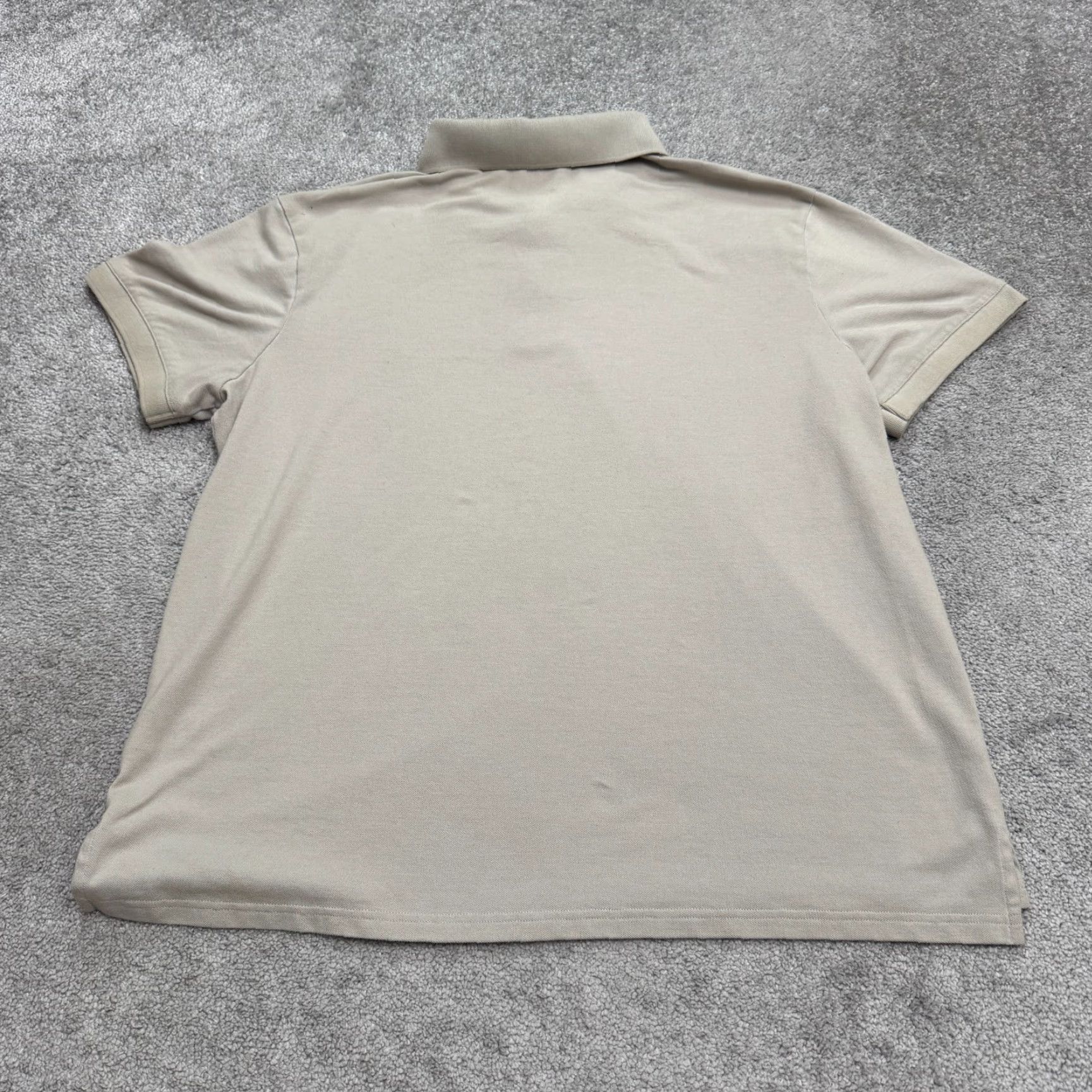 Vintage Goodfellow & Co Polo Shirt Mens XL Tan Short Sleeve Cotton Blend Size US XL / EU 56 / 4 - 2 Thumbnail