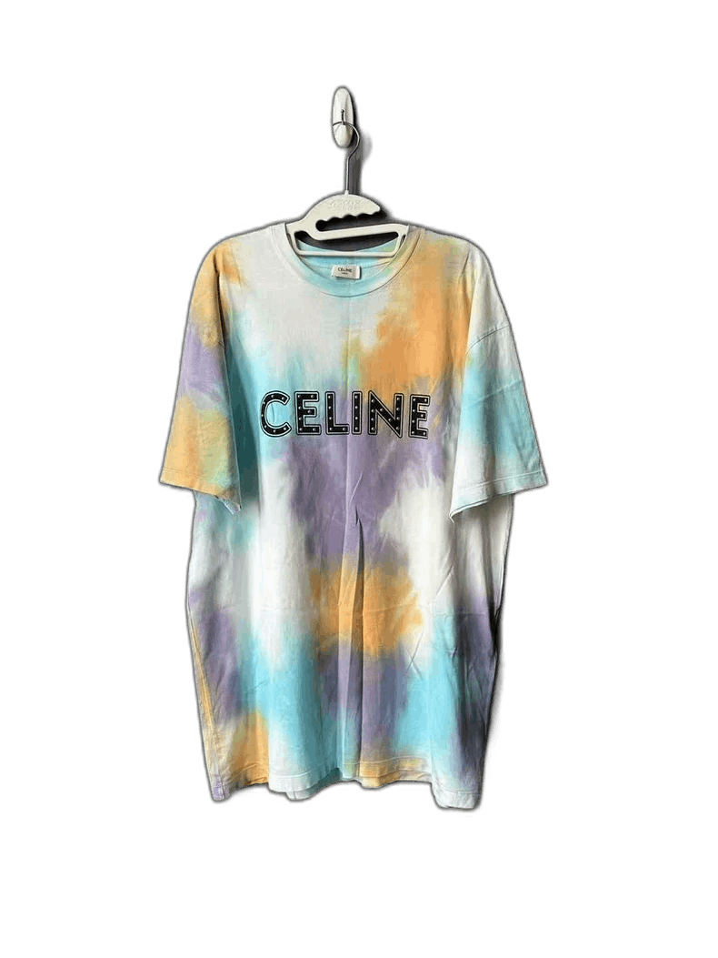 Celine Celine TieDye Short Sleeve T Size US L / EU 52-54 / 3 - 1 Thumbnail