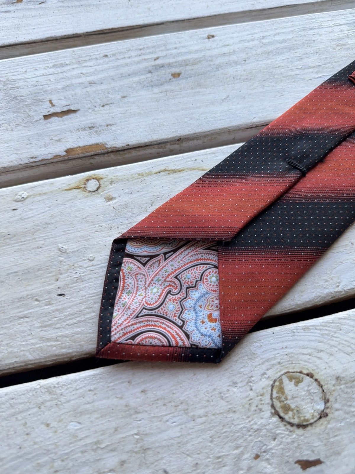 Mercedes-Benz Maybach Designer Tie – Luxury Striped Menswear Accessory Size ONE SIZE - 11 Thumbnail