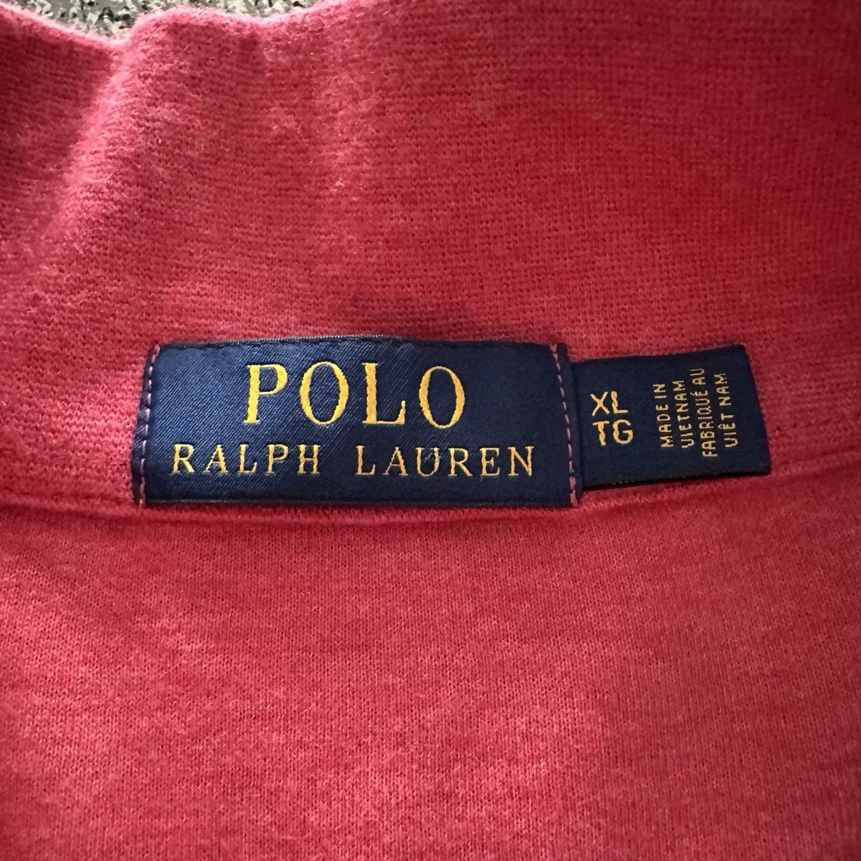 Polo Ralph Lauren Polo Ralph Lauren Polo Ralph Lauren Half Zip Sweater Mens XL Heather Red Long Sleeve Pullover Size US XL / EU 56 / 4 - 3 Thumbnail