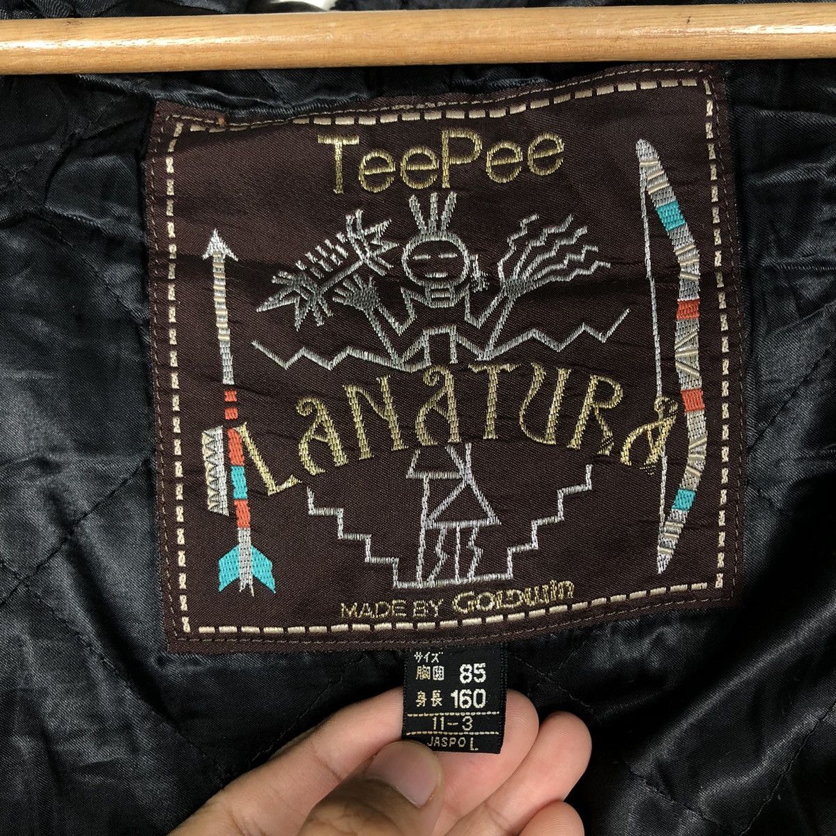 Japanese Brand × Vintage 📌Vintage Lanatura Goldwin Button Jacket Native Navajo Aztec Size US L / EU 52-54 / 3 - 20 Thumbnail