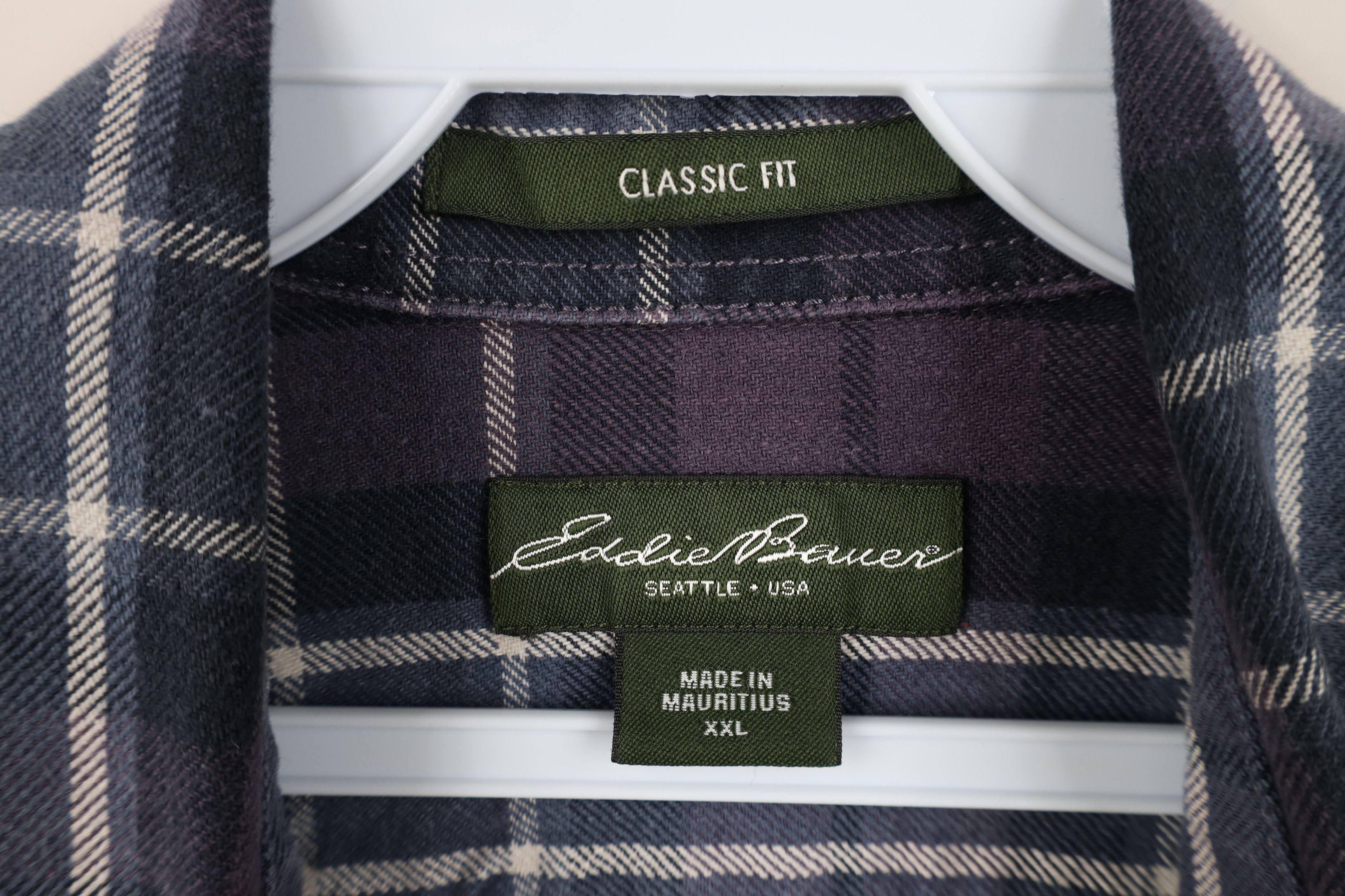 Eddie Bauer Vintage Eddie Bauer Heavyweight Flannel Button Shirt Plaid Size US XXL / EU 58 / 5 - 6 Thumbnail