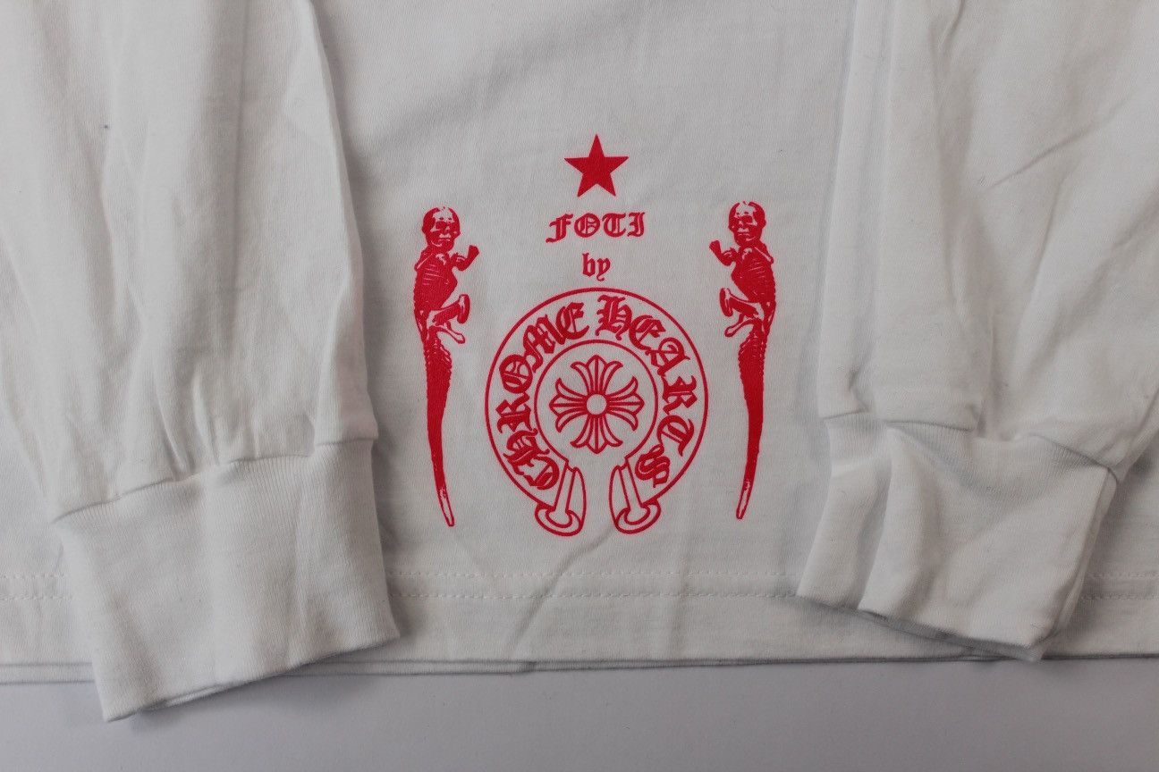 Chrome Hearts Chrome Hearts x Foti Logo Long Sleeve Tee Shirt Size US L / EU 52-54 / 3 - 12 Thumbnail