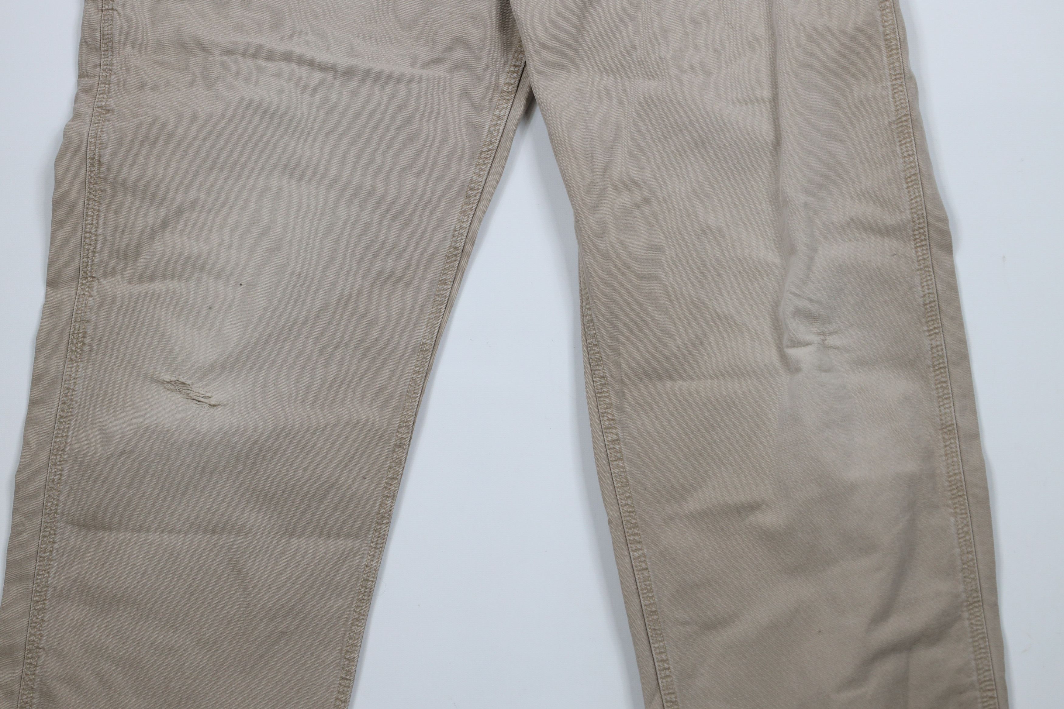 Carhartt × Vintage Vintage Y2K Carhartt Spell Canvas Wide Leg Dungaree Pants Size US 36 / EU 52 - 3 Thumbnail
