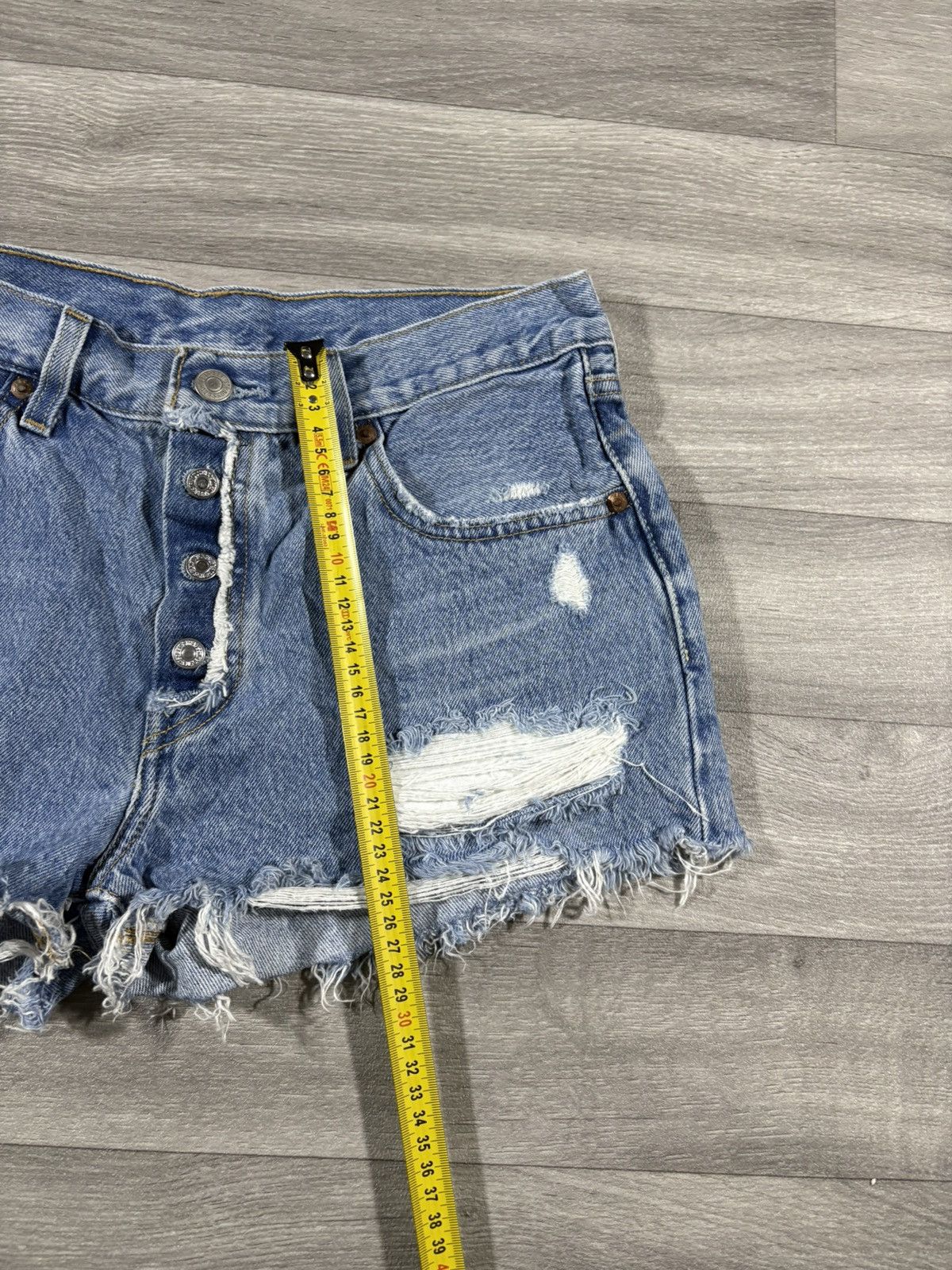 Levi's Short en jean Levi’s 501 - W28 FR38 | Bleu - Femme Size 27" / US 4 / IT 40 - 7 Thumbnail