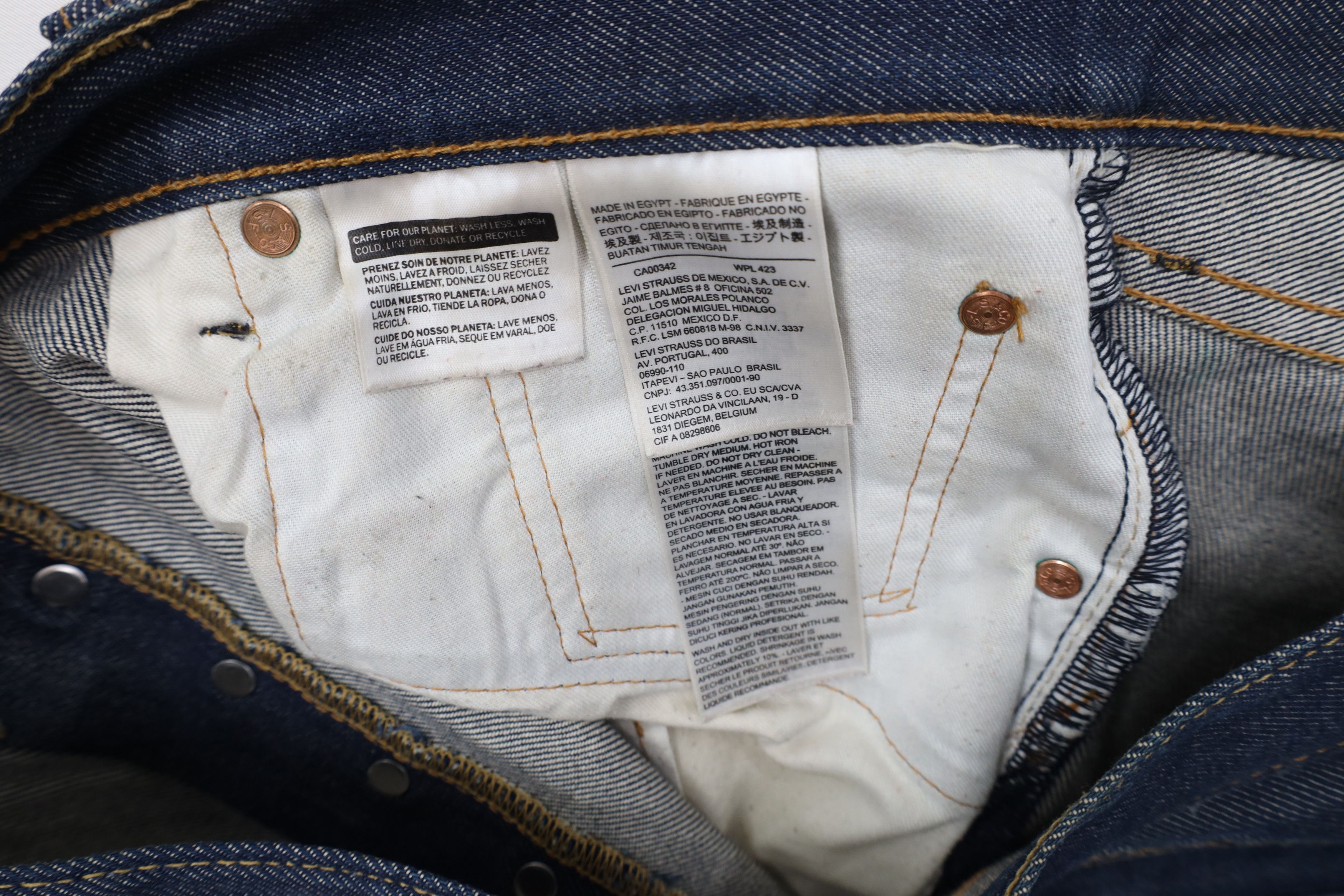 Levi's Vintage Y2K Levis 501xx Original Fit Button Fly Jeans Indigo Size US 40 / EU 56 - 8 Thumbnail