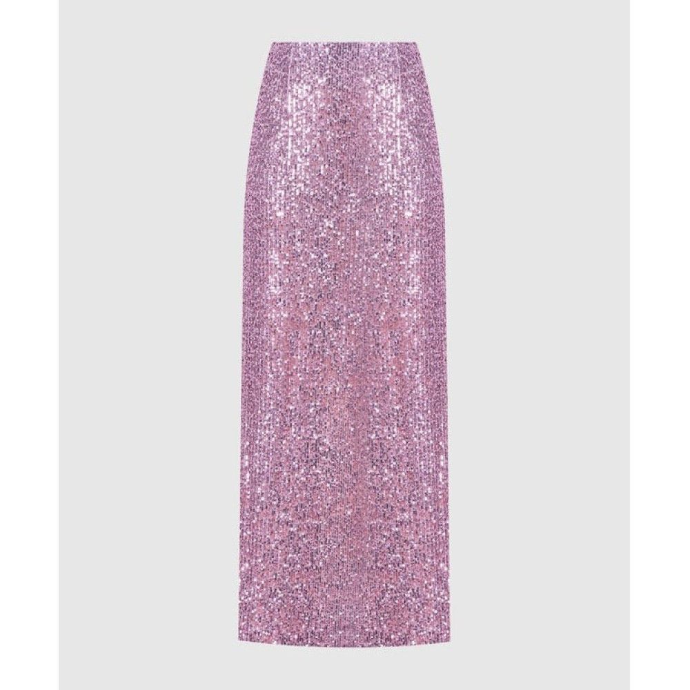 Tom Ford o1loc1c0924 GC5622 Sequined Maxi Skirt in Pink Size 24" / US 00 / IT 34 - 1 Thumbnail