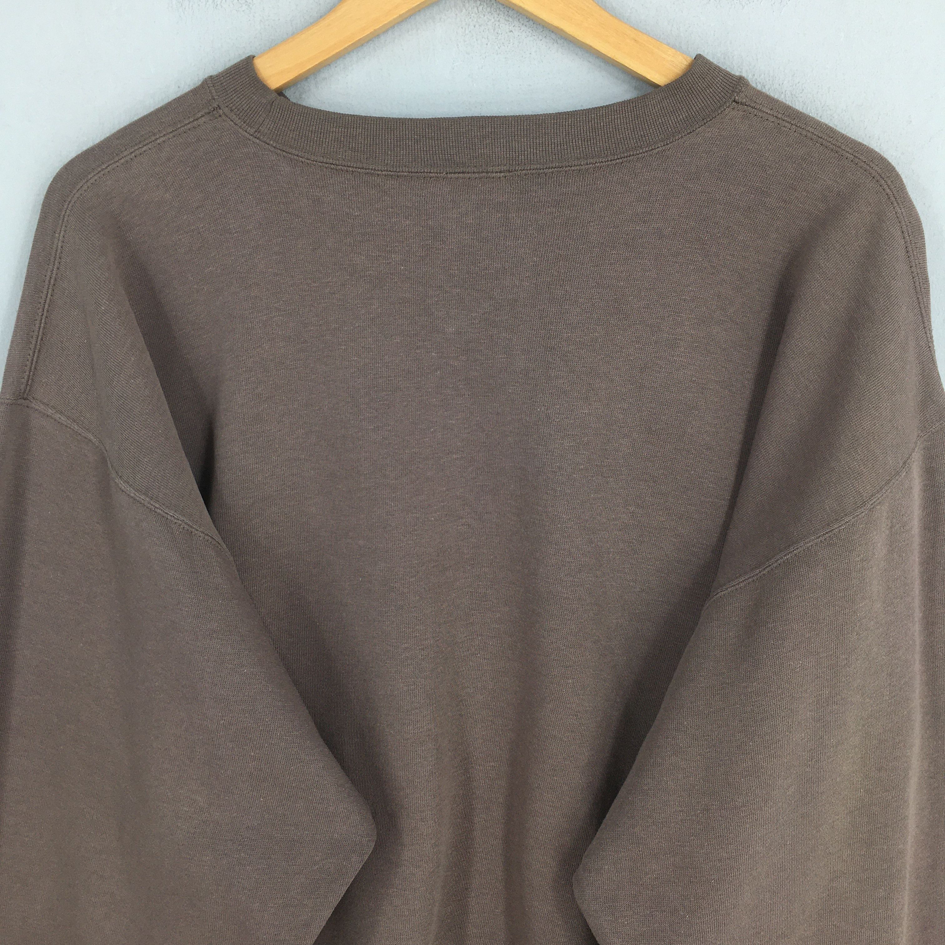 Russell Athletic Vintage 90s Russell Athletic Brown Plain Sweatshirt XLarge Size US XL / EU 56 / 4 - 8 Thumbnail