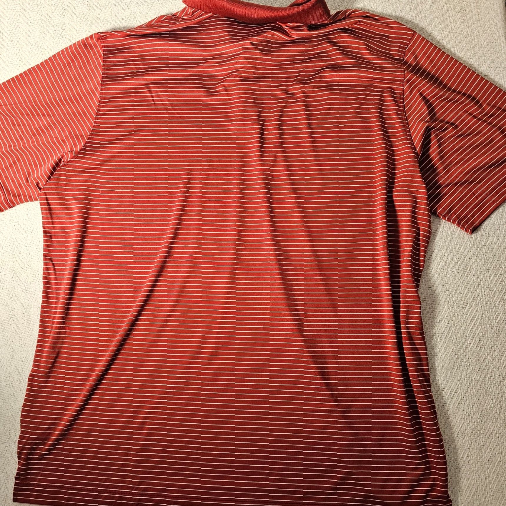 Nike Nike Polo Shirt Mens 2XL Red Stripe Lightweight Dri-Fit Golf Casual Oklahoma Size US XXL / EU 58 / 5 - 6 Thumbnail