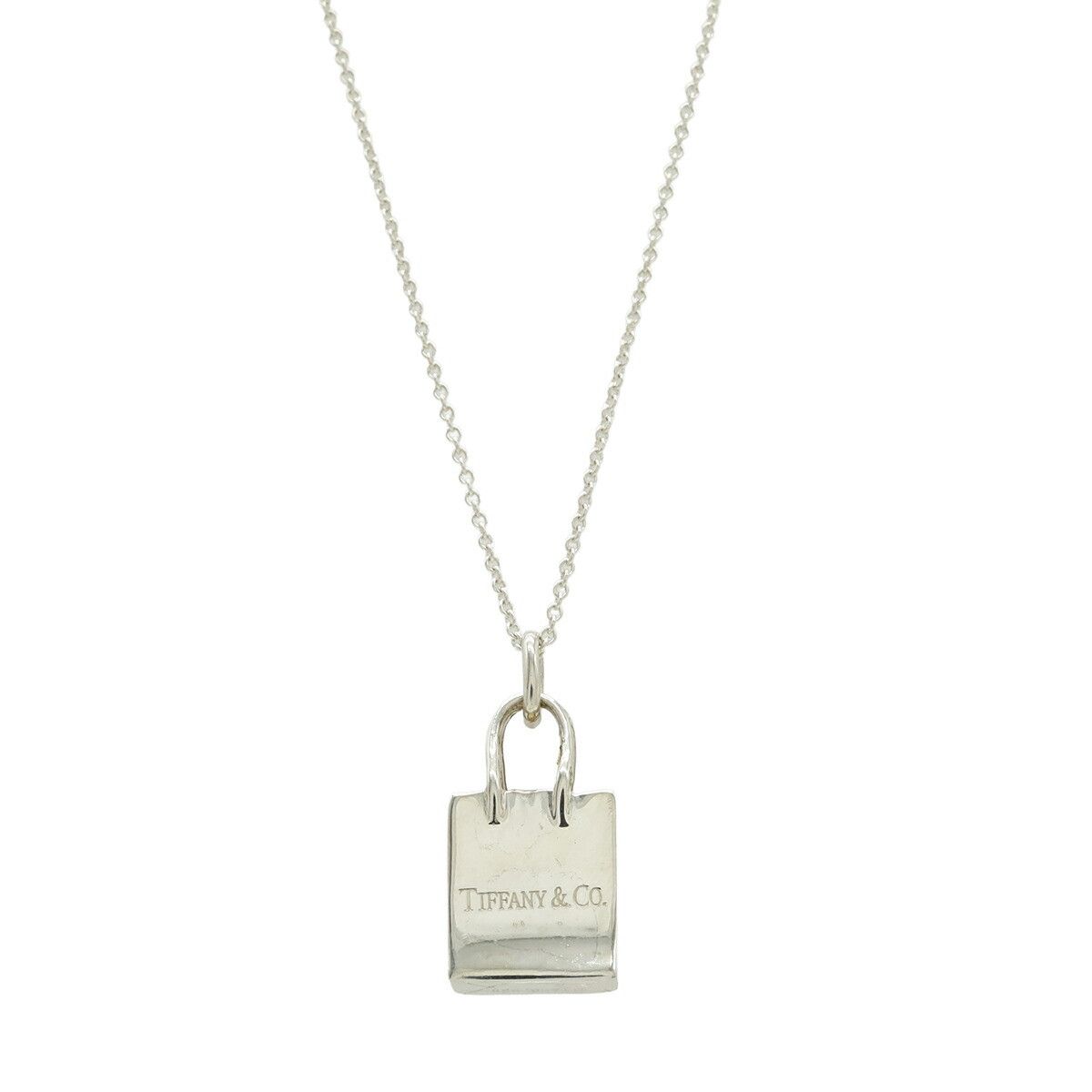 Tiffany & Co. Tiffany & Co. Tiffany & Co. 925 Silver Shopping Bag Necklace Precious Metal Necklace DUTY FREE for USA Size ONE SIZE - 1 Thumbnail