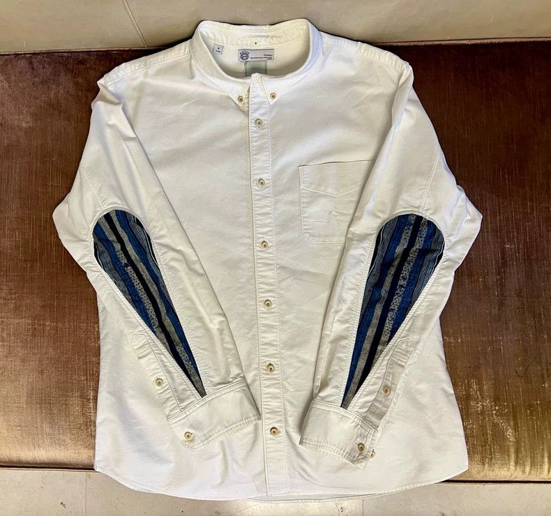 Visvim Used Visvim Water Drop Sleeve Shirt- DMC Size US L / EU 52-54 / 3 - 1 Thumbnail