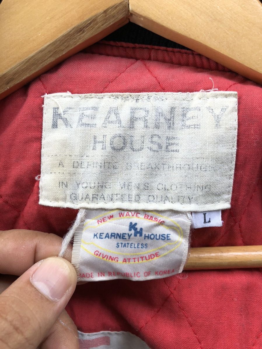 MLB Vintage KEARNEY HOUSE Fighter baseball wool Varsity jacket Size US L / EU 52-54 / 3 - 8 Thumbnail