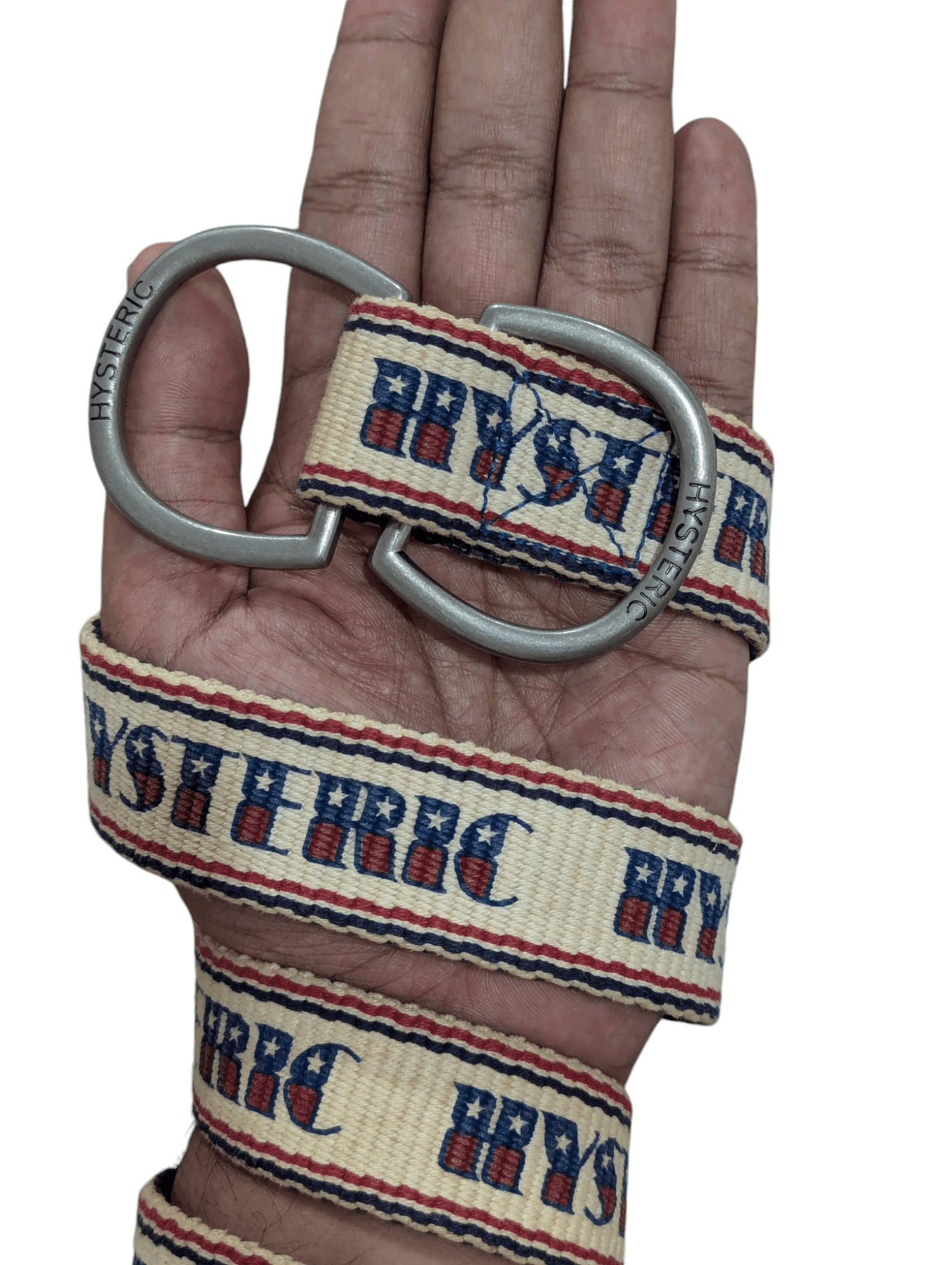 Hysteric Glamour HYSTERIC GLAMOUR SPELL OUT BELT Size 42 - 2 Thumbnail