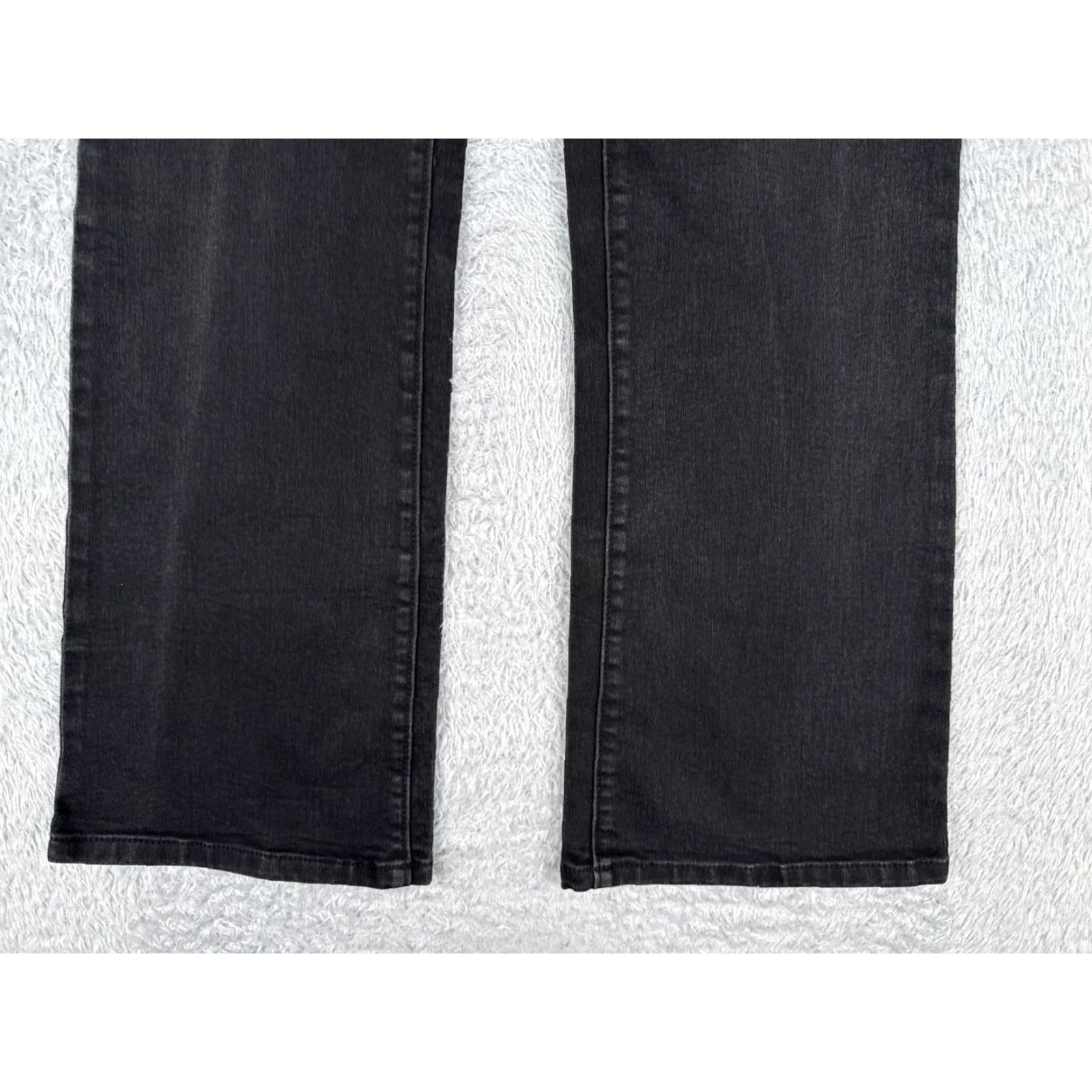 Vintage INC International Concepts Jeans Women 4 Black Denim Curvy Fit Boot Leg 29x32 Size 27" / US 4 / IT 40 - 2 Thumbnail