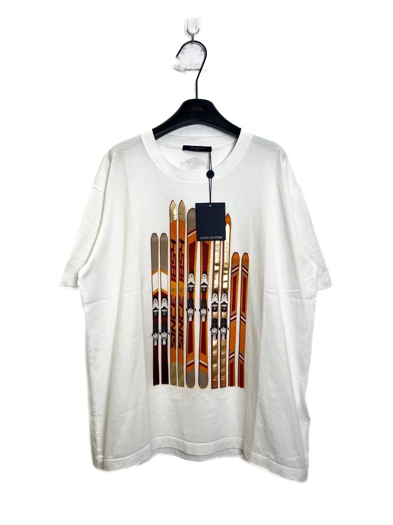 Louis Vuitton Louis Vuitton size 4l SKI Ski Collection Printed Short Slee Size US M / EU 48-50 / 2 - 2 Thumbnail