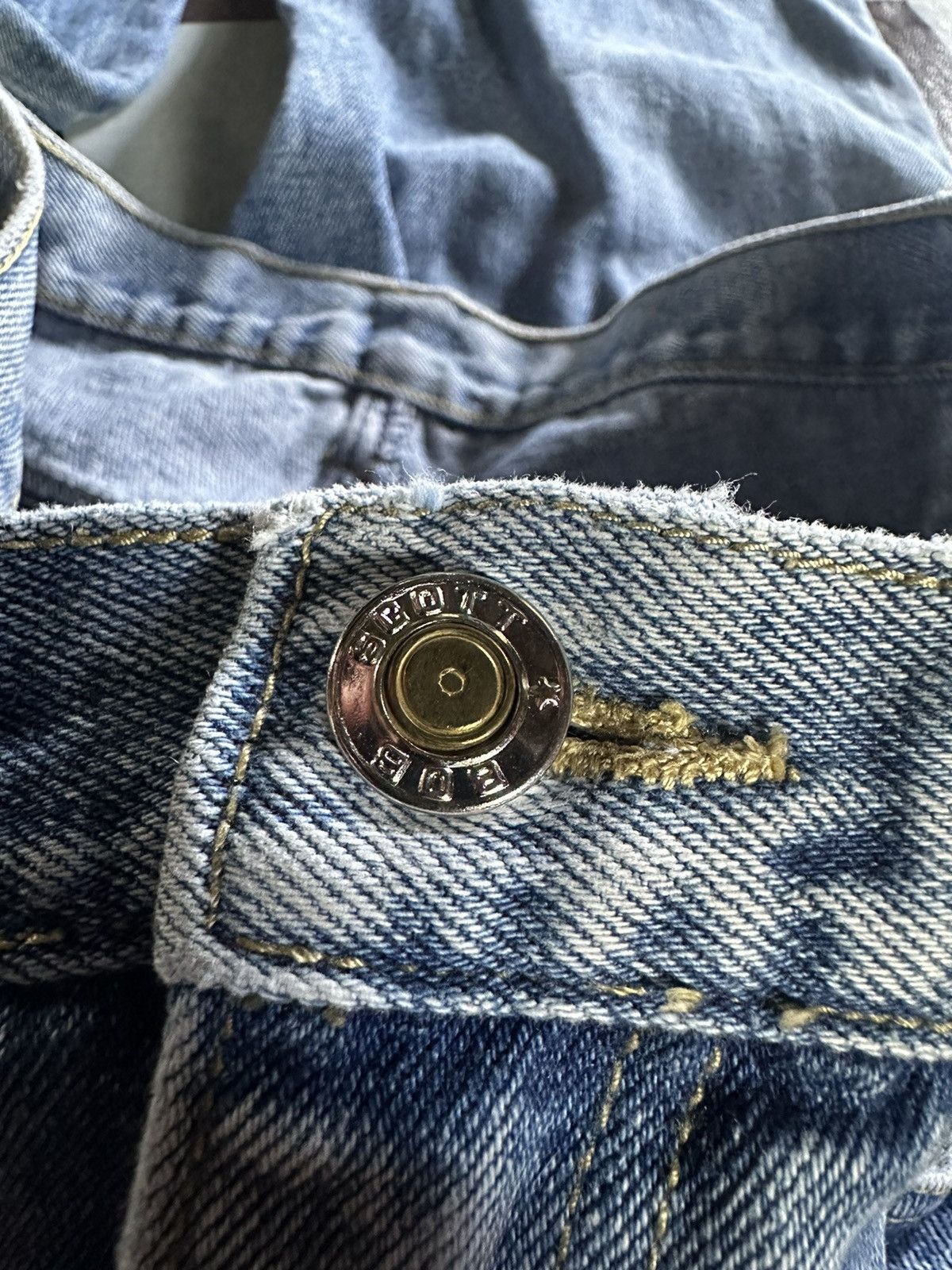 Vintage B.scott blue denim jeans Size US 28 / EU 44 - 8 Thumbnail