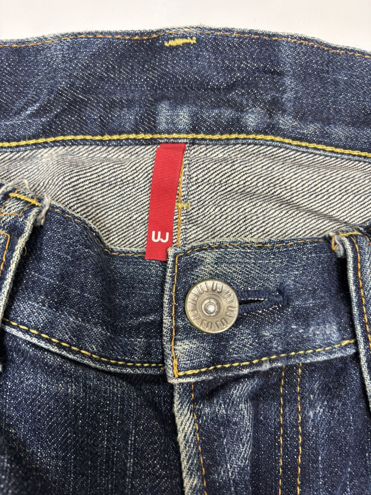 Undercover × Uniqlo Vintage S-002 Selvedge Jeans Uniqlo Selvedge Denim Jeans Size US 32 / EU 48 - 11 Thumbnail
