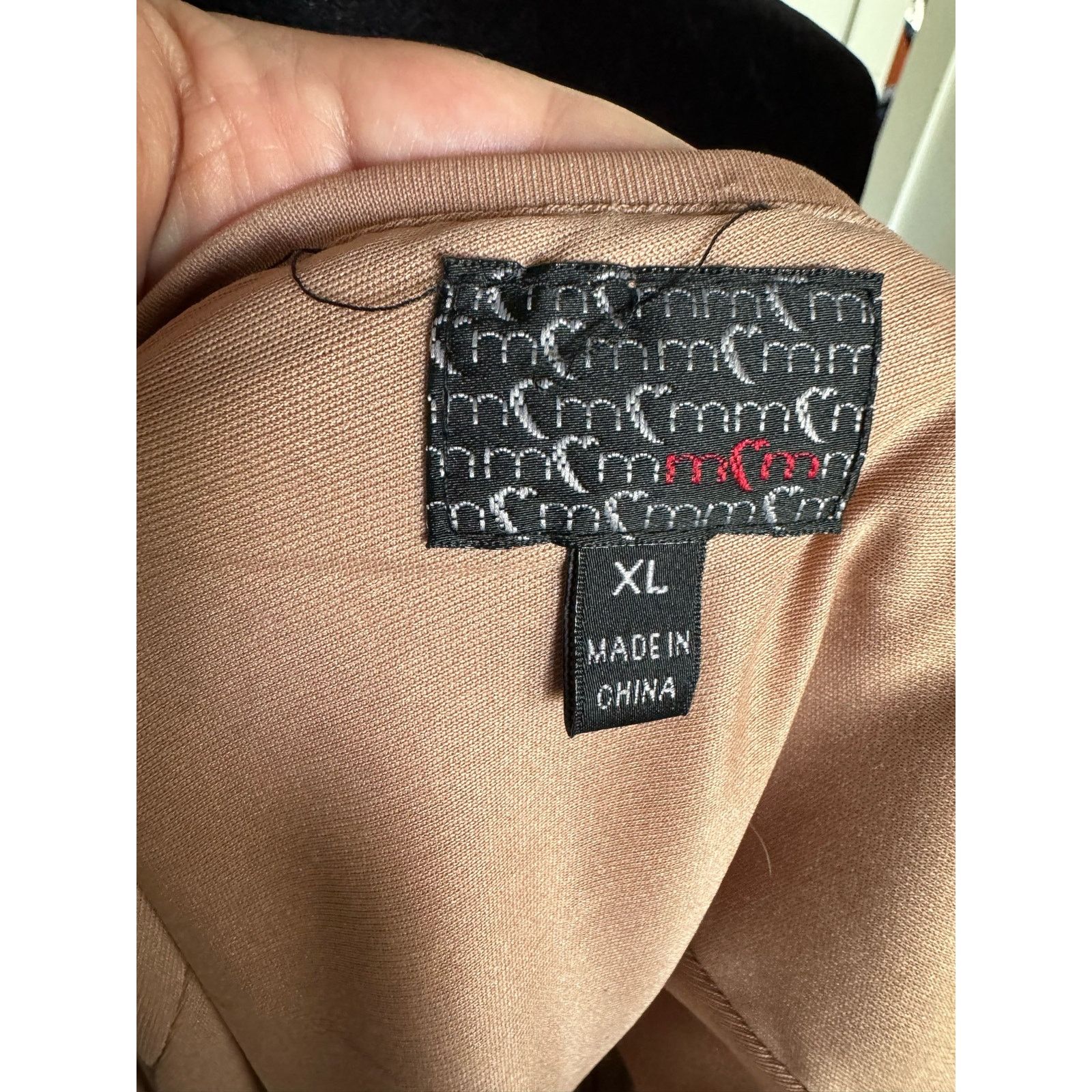 Other Moa Moa Womens Top Sz XL Rose Gold Sequined Sequins Peplum Size XL / US 12-14 / IT 48-50 - 5 Thumbnail