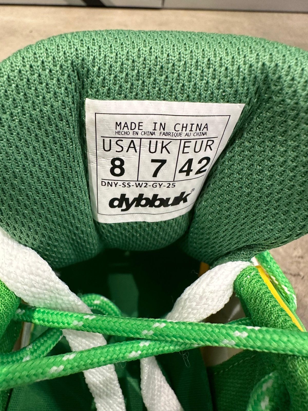 Dybbuk DYBBUK - Vortex V.2 Sneakers Yellow Green Size US 8 / EU 41 - 6 Thumbnail