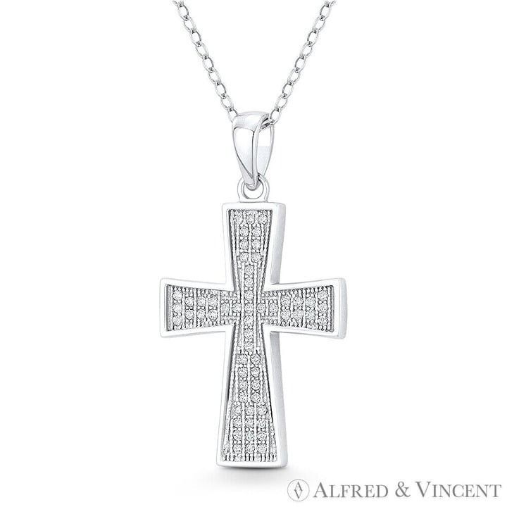 Other Pattee Heraldic Cross Cubic Zirconia .925 Sterling Silver Size ONE SIZE - 1 Preview