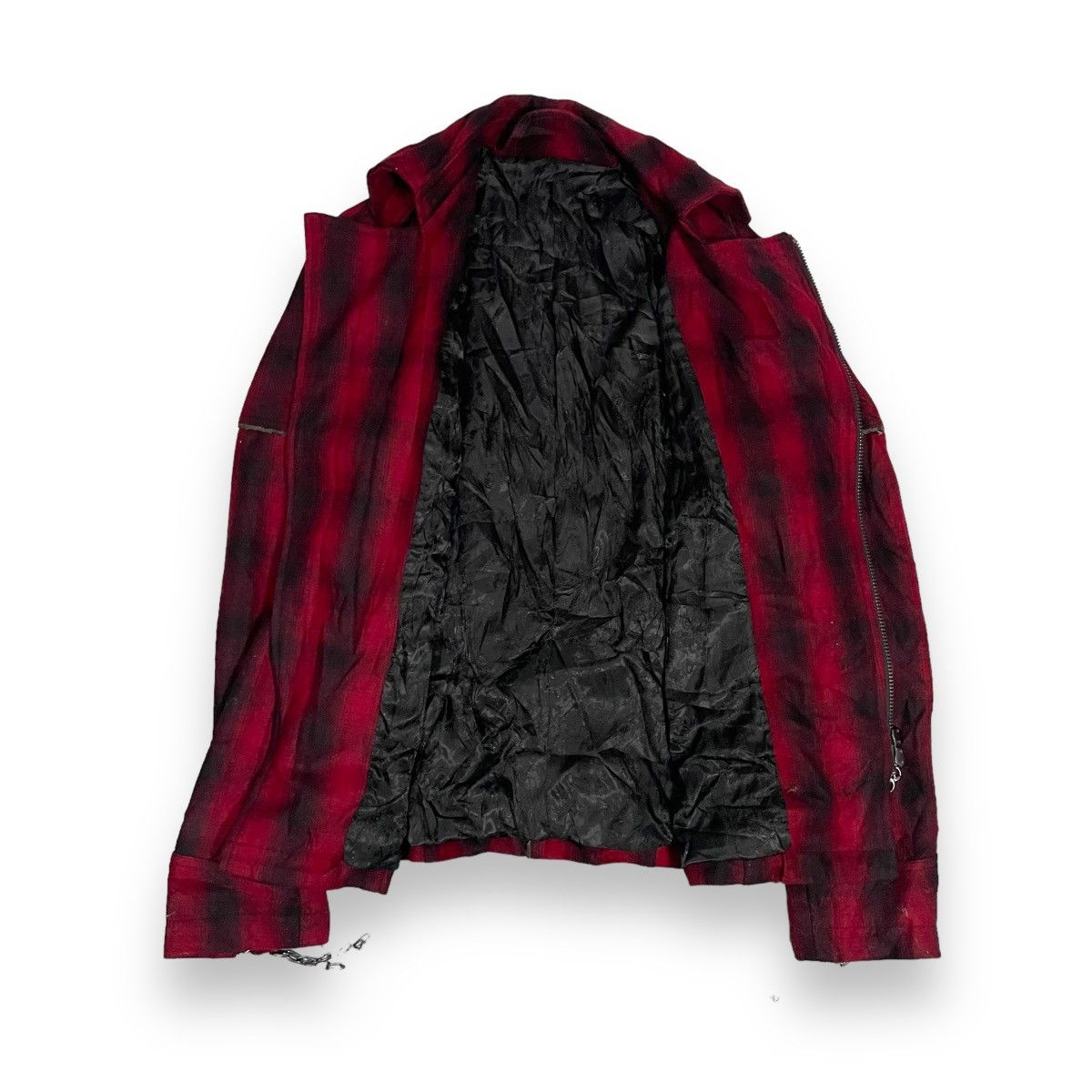 If Six Was Nine × Japanese Brand × Seditionaries RMANICA CS BLACK DOUBLE BREASTED TARTAN JACKET Size US L / EU 52-54 / 3 - 4 Thumbnail