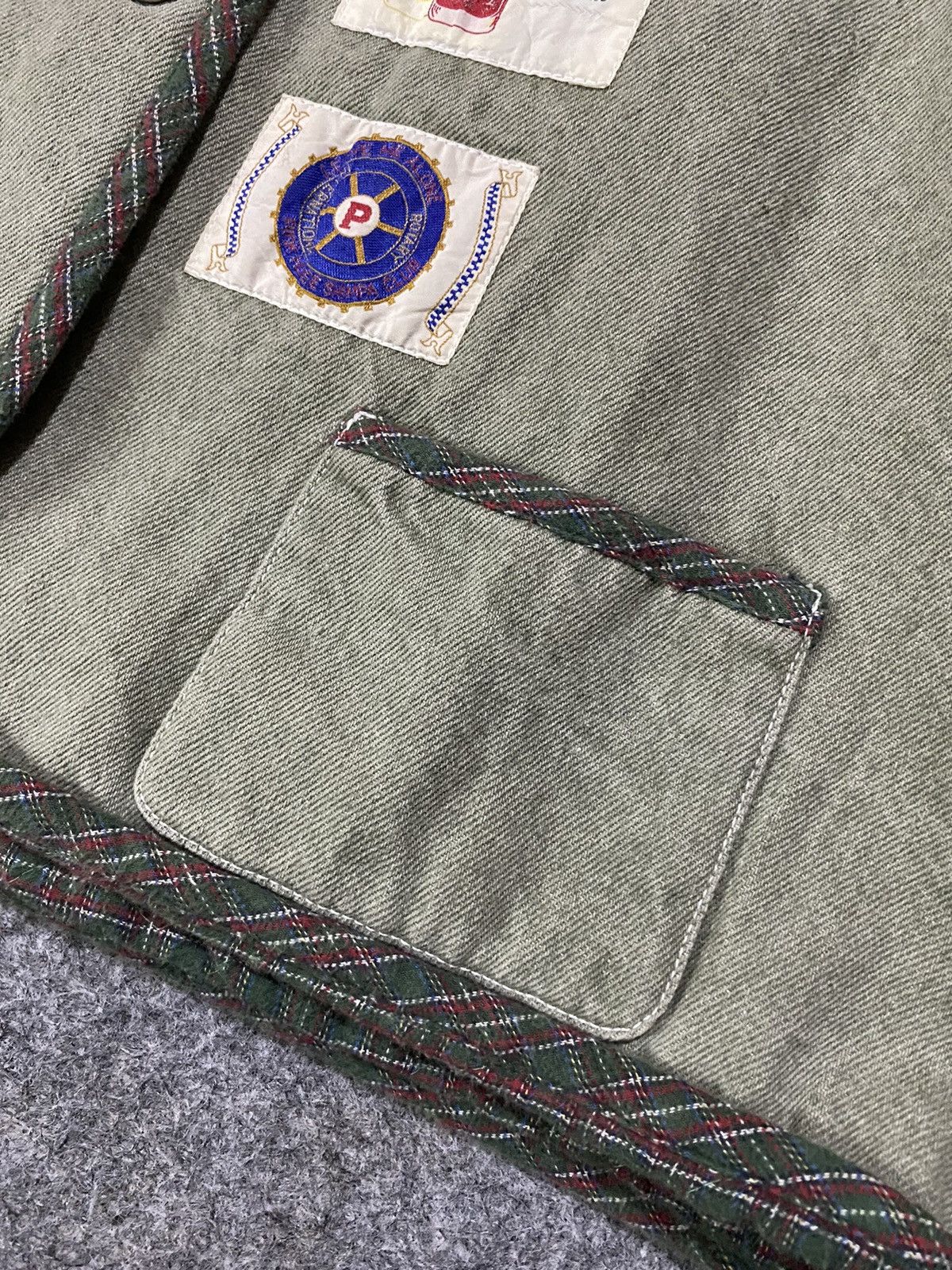 Japanese Brand × Pink House Vintage Pink House Patch Reversible Jacket Size US S / EU 44-46 / 1 - 10 Thumbnail