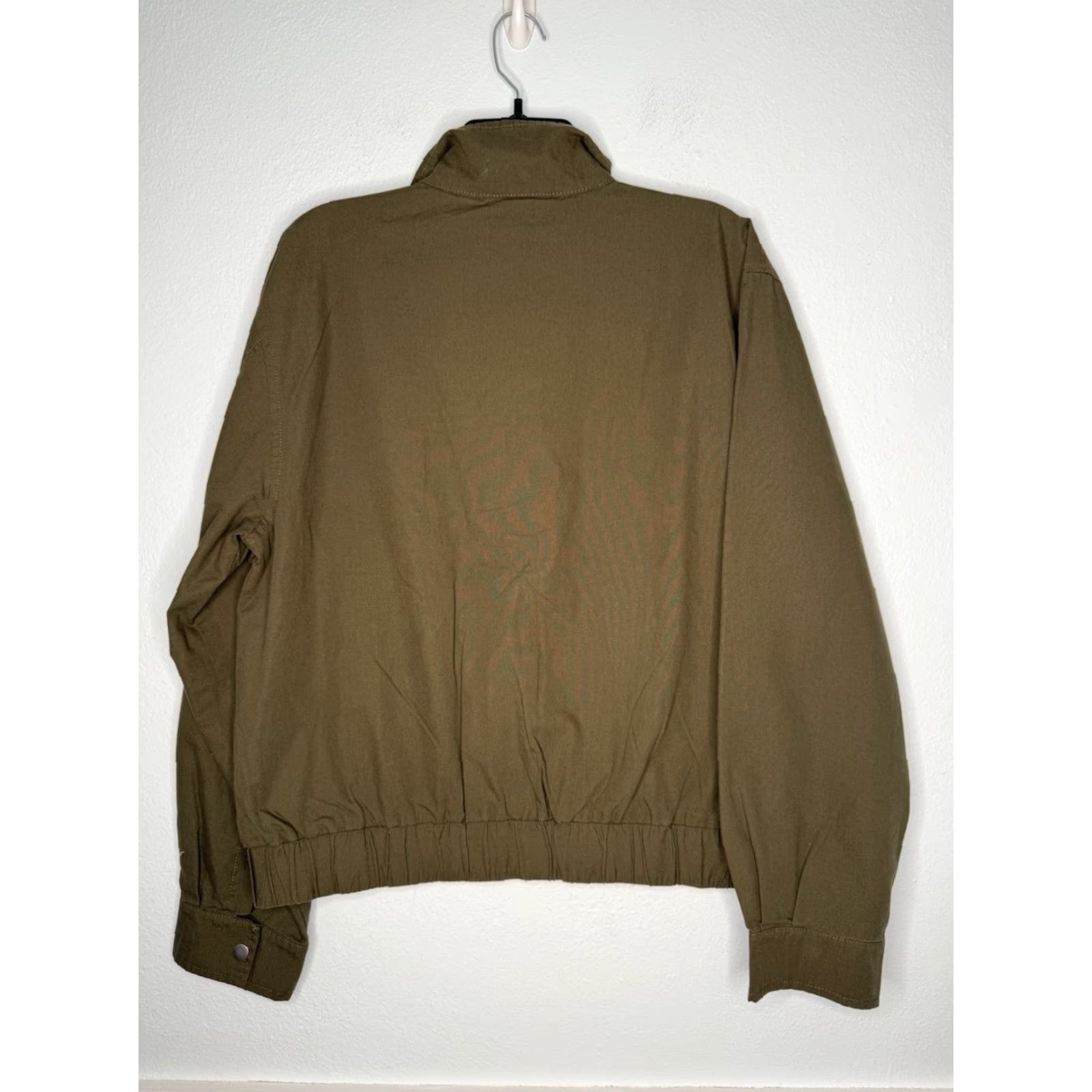 Levi's Levi's Jacket Mens S Green Full Zip Bomber Canvas Corduroy Collar Lightweight Casual Workwear Size US S / EU 44-46 / 1 - 2 Thumbnail