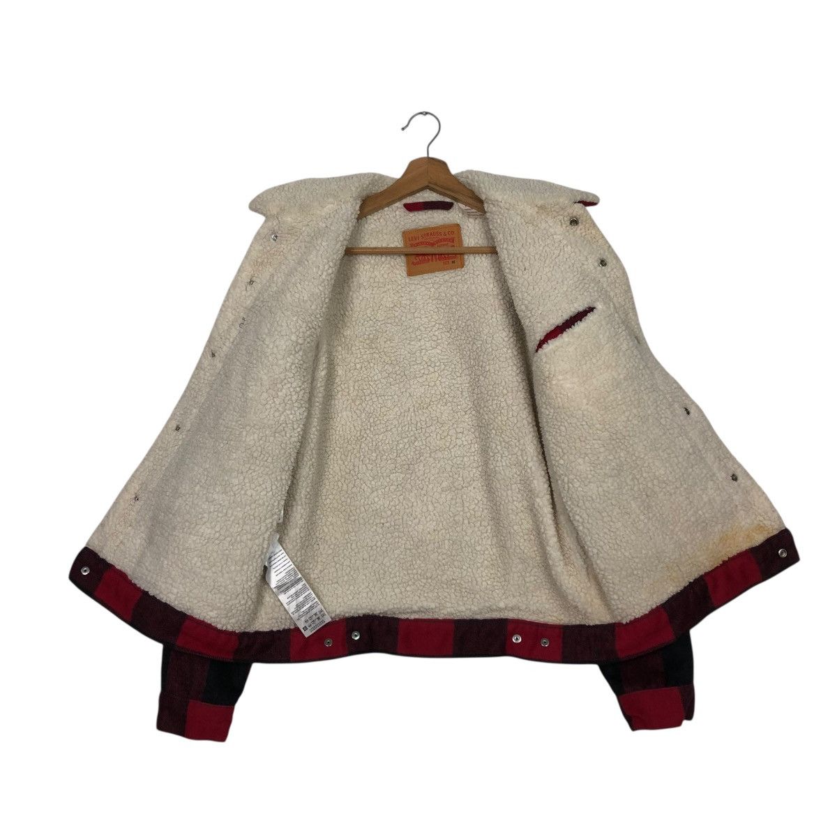 Levi's 🔥VINTAGE CHORE WOOL JACKET BLANKET LEVI’S TARTAN DESIGN Size US M / EU 48-50 / 2 - 16 Thumbnail