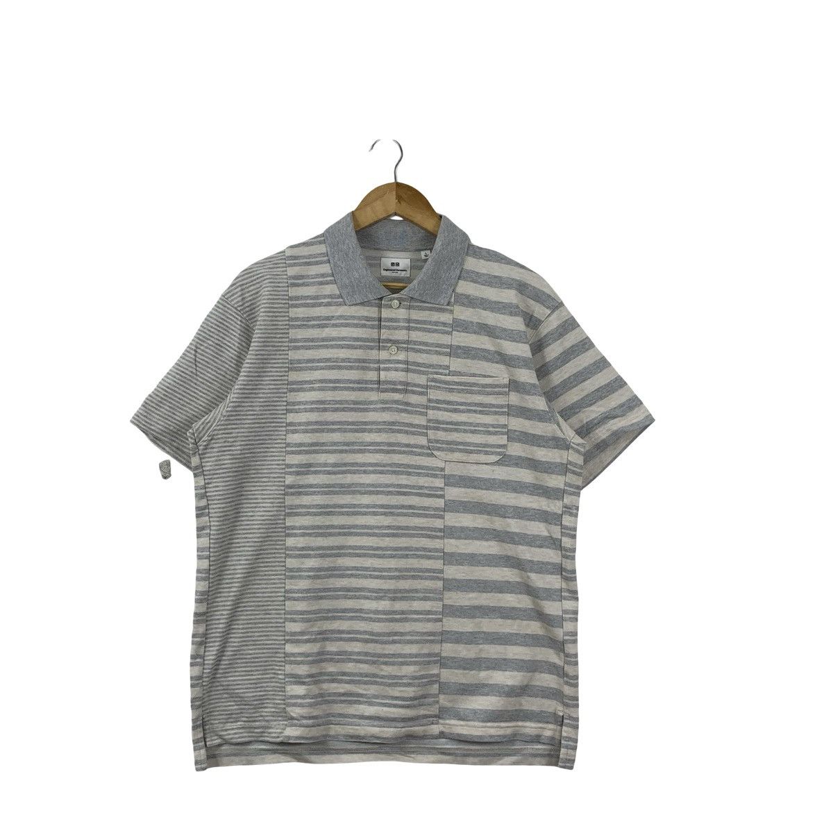 Engineered Garments ENGINEERED GARMENTS x UNIQLO Collection Patchwork Polo Tee Size US L / EU 52-54 / 3 - 3 Thumbnail