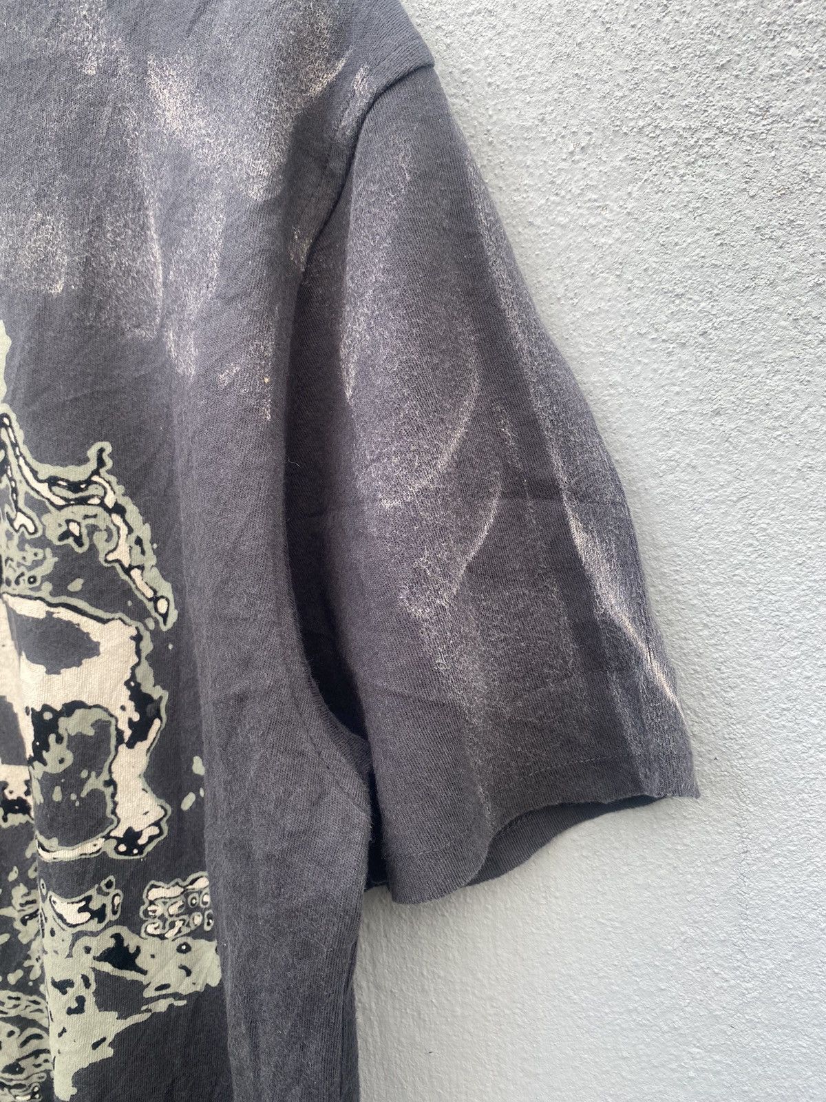 Affliction × JNCO × Jack & Jones Vintage y2k Jack & Jones Big Head Skull Tees Size US L / EU 52-54 / 3 - 6 Thumbnail