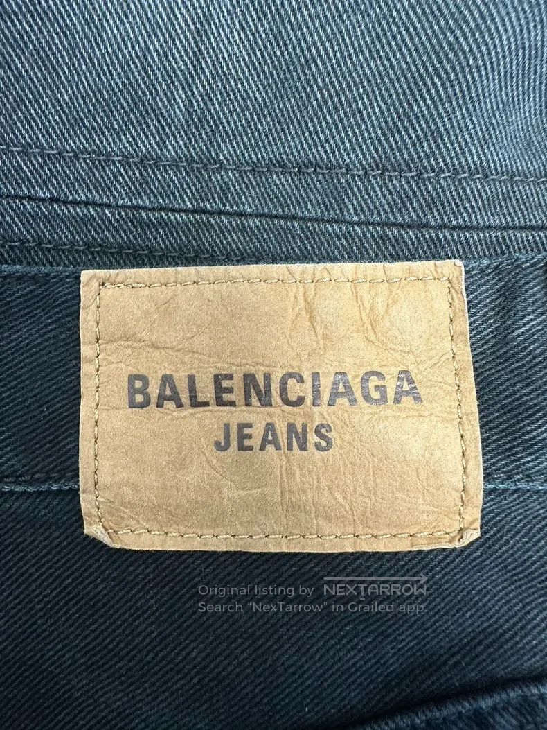 Balenciaga Balenciaga size M Labeled Casual Wide Leg Denim Pants Size US 27 - 3 Thumbnail