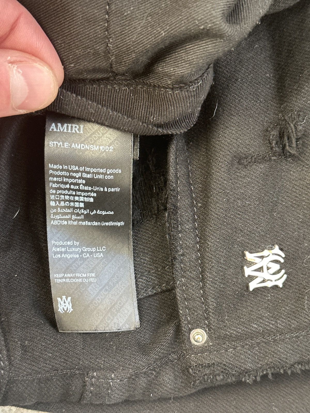 Amiri AMIRI MA SLASH JEAN Size US 28 / EU 44 - 11 Thumbnail