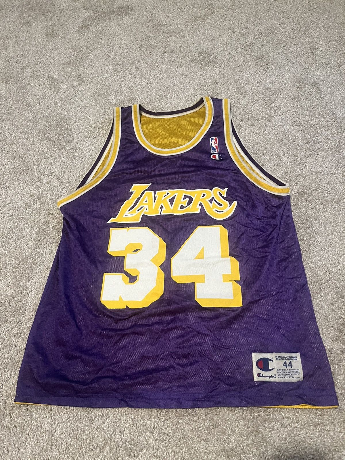 Champion × NBA Reversible Champion Lakers Jersey Size US L / EU 52-54 / 3 - 1 Thumbnail