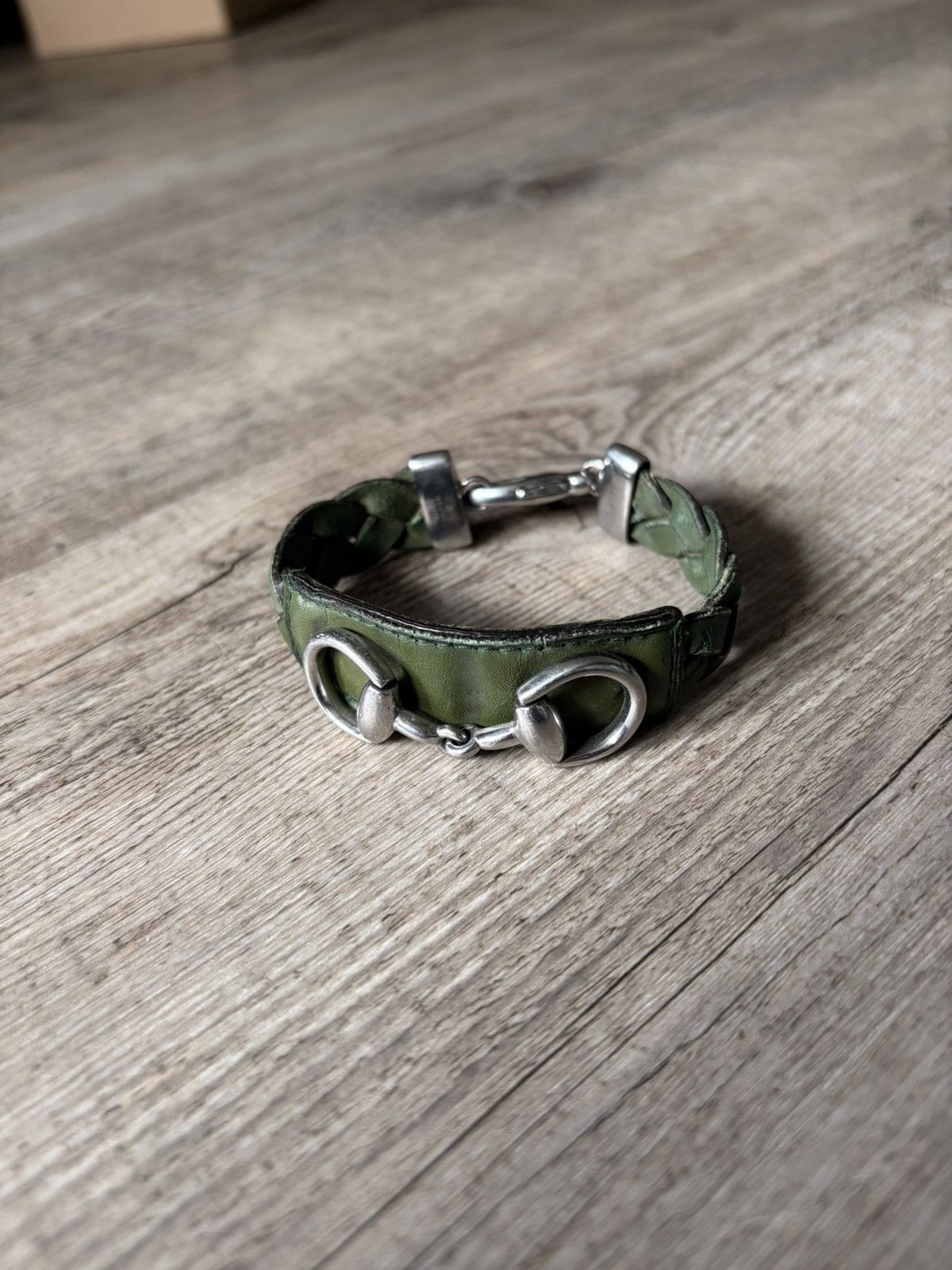 Gucci GUCCI Tom Ford FW 2001 Horsebit Leather Bracelet Demna Logo Size ONE SIZE - 1 Thumbnail