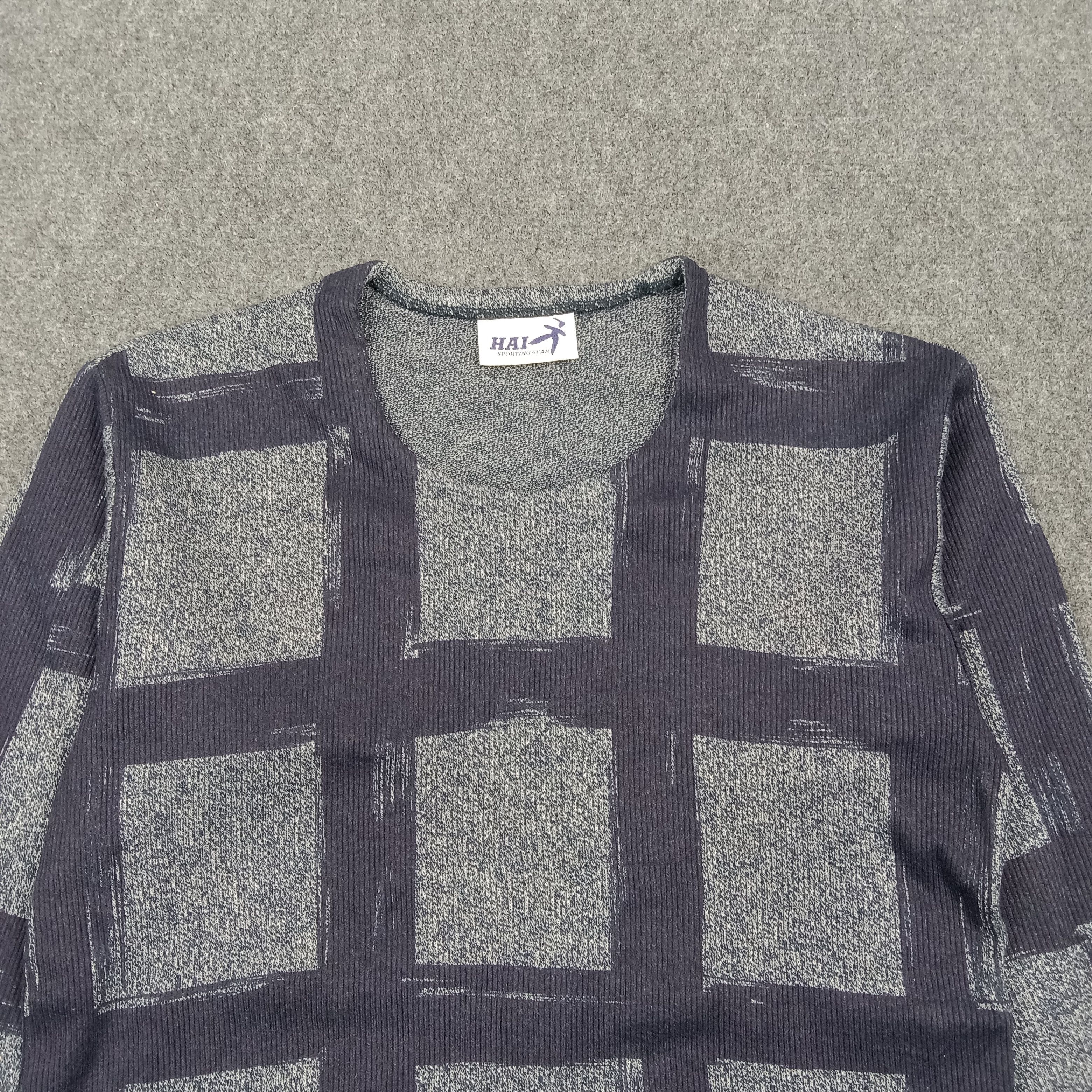 Hai Sporting Gear HAI Sporting Gear Blend Knit Textured Plaid Dress C294N54 Size S / US 4 / IT 40 - 2 Thumbnail