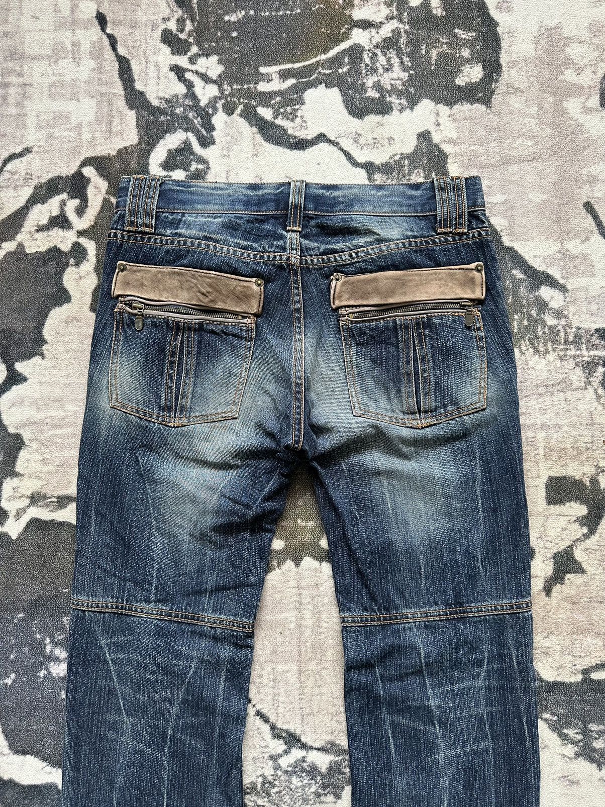 PPFM 2007 PPFM distressed hybrid denim archive Size US 33 - 5 Thumbnail