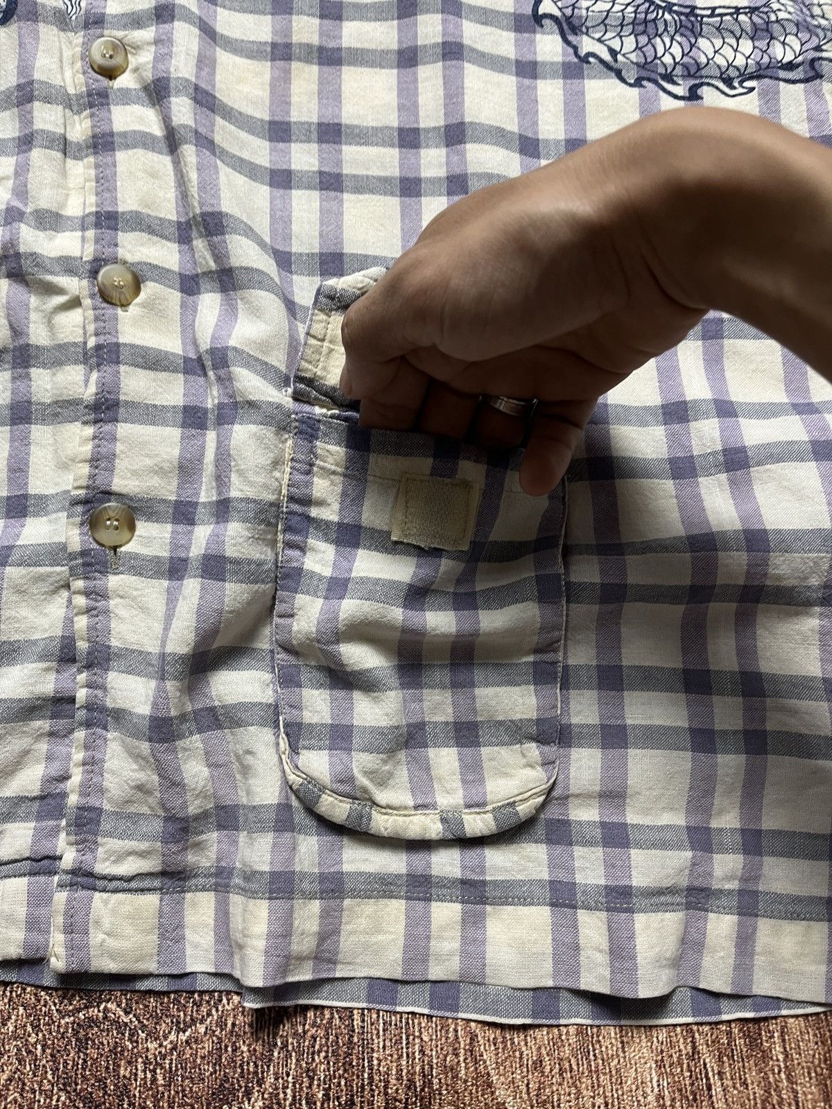 Japanese Brand Vintage 90s sukajan shirt Size US L / EU 52-54 / 3 - 7 Thumbnail
