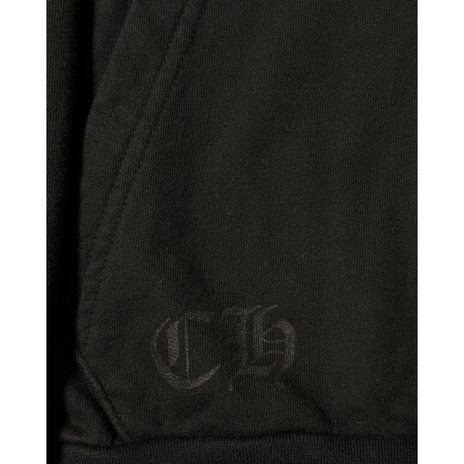 Chrome Hearts Chrome Hearts Black Scroll Logo Hoodie Size US XXL / EU 58 / 5 - 8 Thumbnail