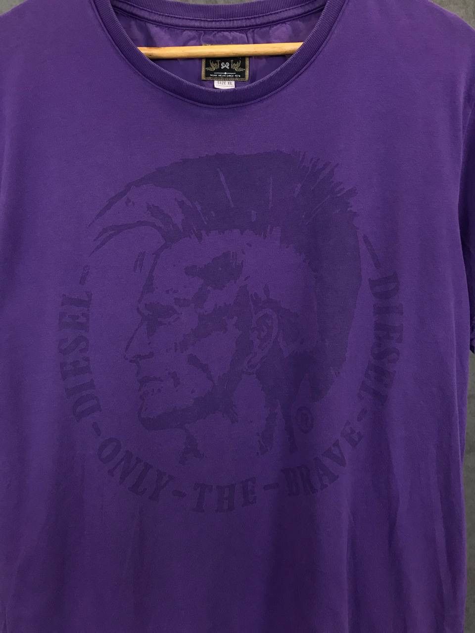 Diesel Diesel vintage designer big center logo tee Size US XL / EU 56 / 4 - 3 Thumbnail